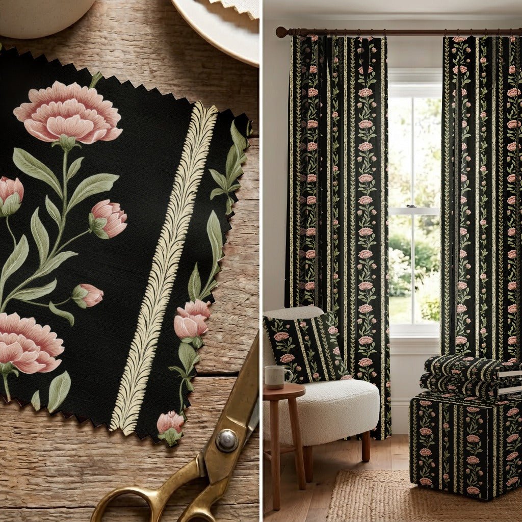 Odelina Bloom - Fabric - Linen Rowe