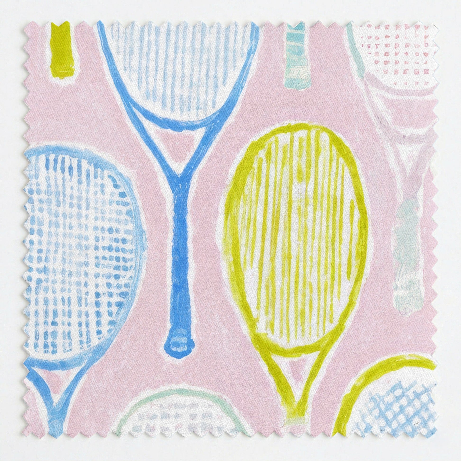 Old And New Rackets - Fabric - Linen Rowe