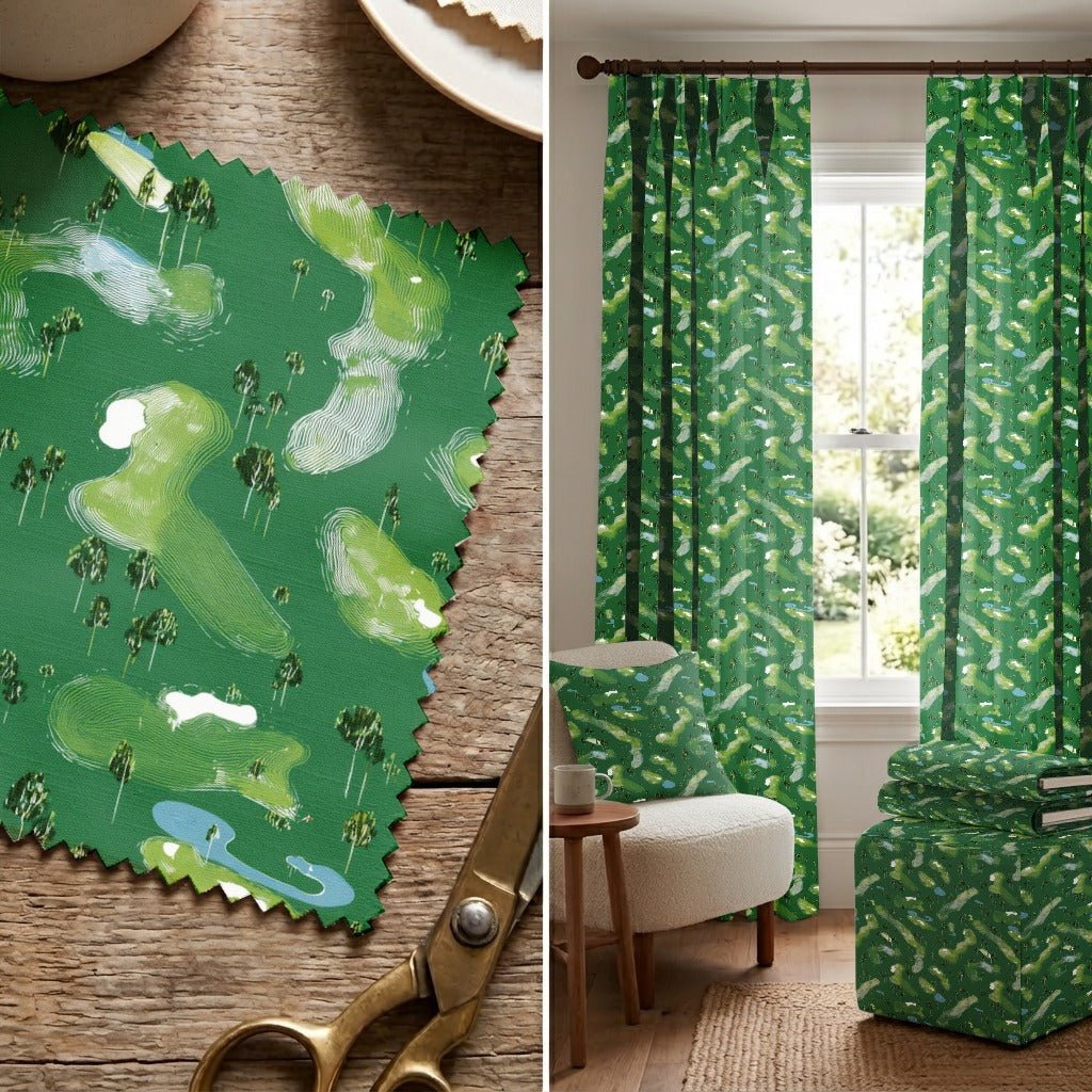 Old Links - Fabric - Linen Rowe