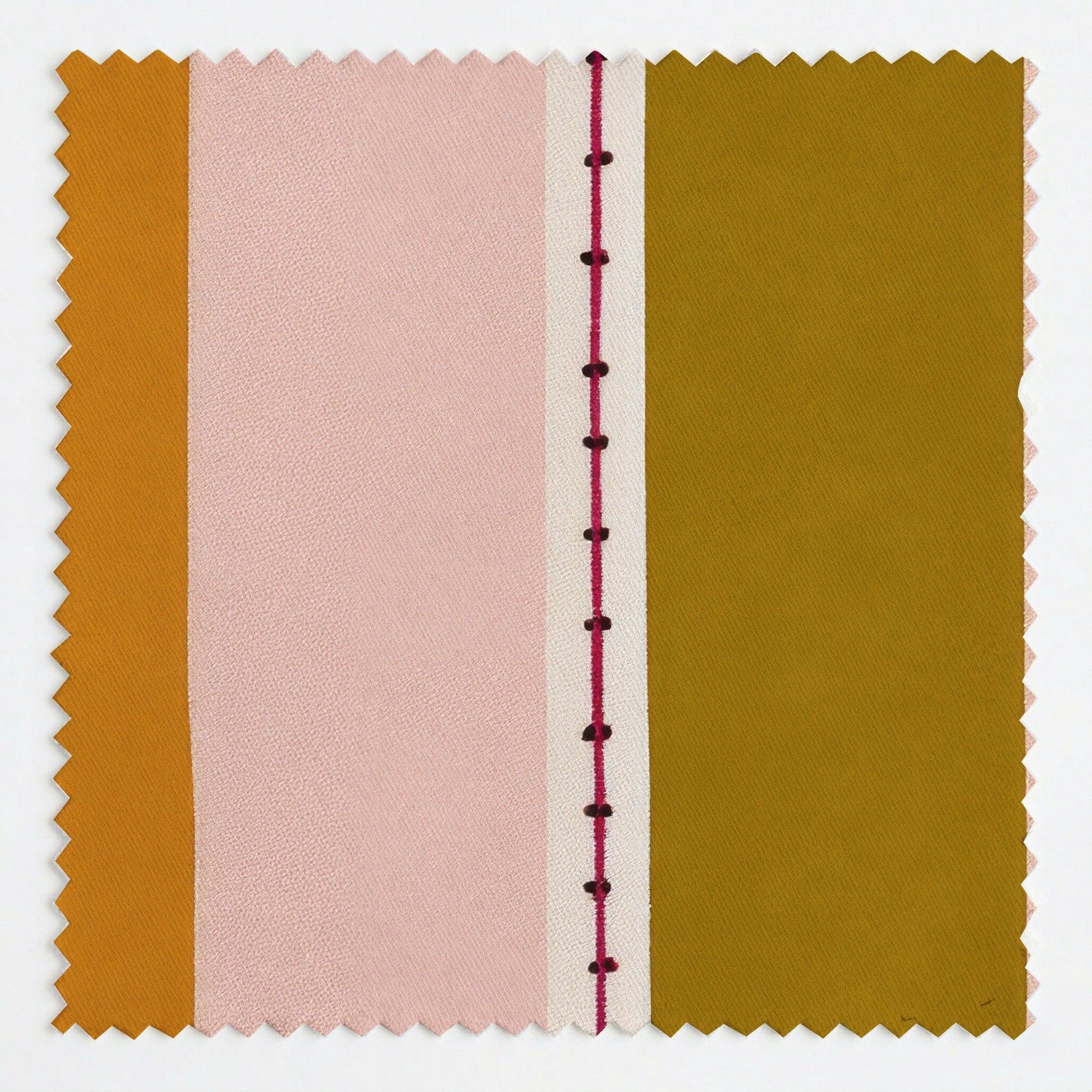 Olive and Blush - Fabric - Linen Rowe