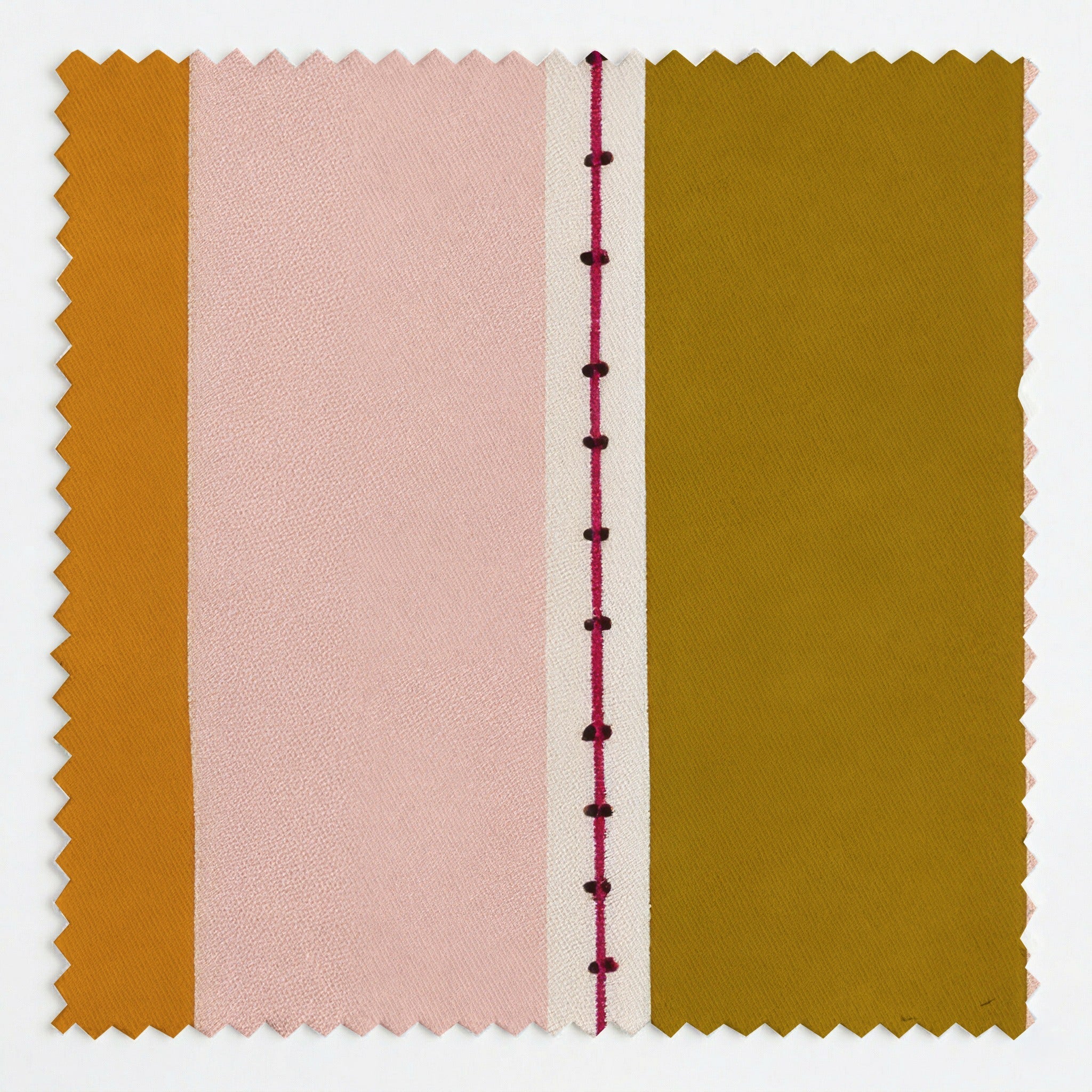 Olive and Blush - Fabric - Linen Rowe