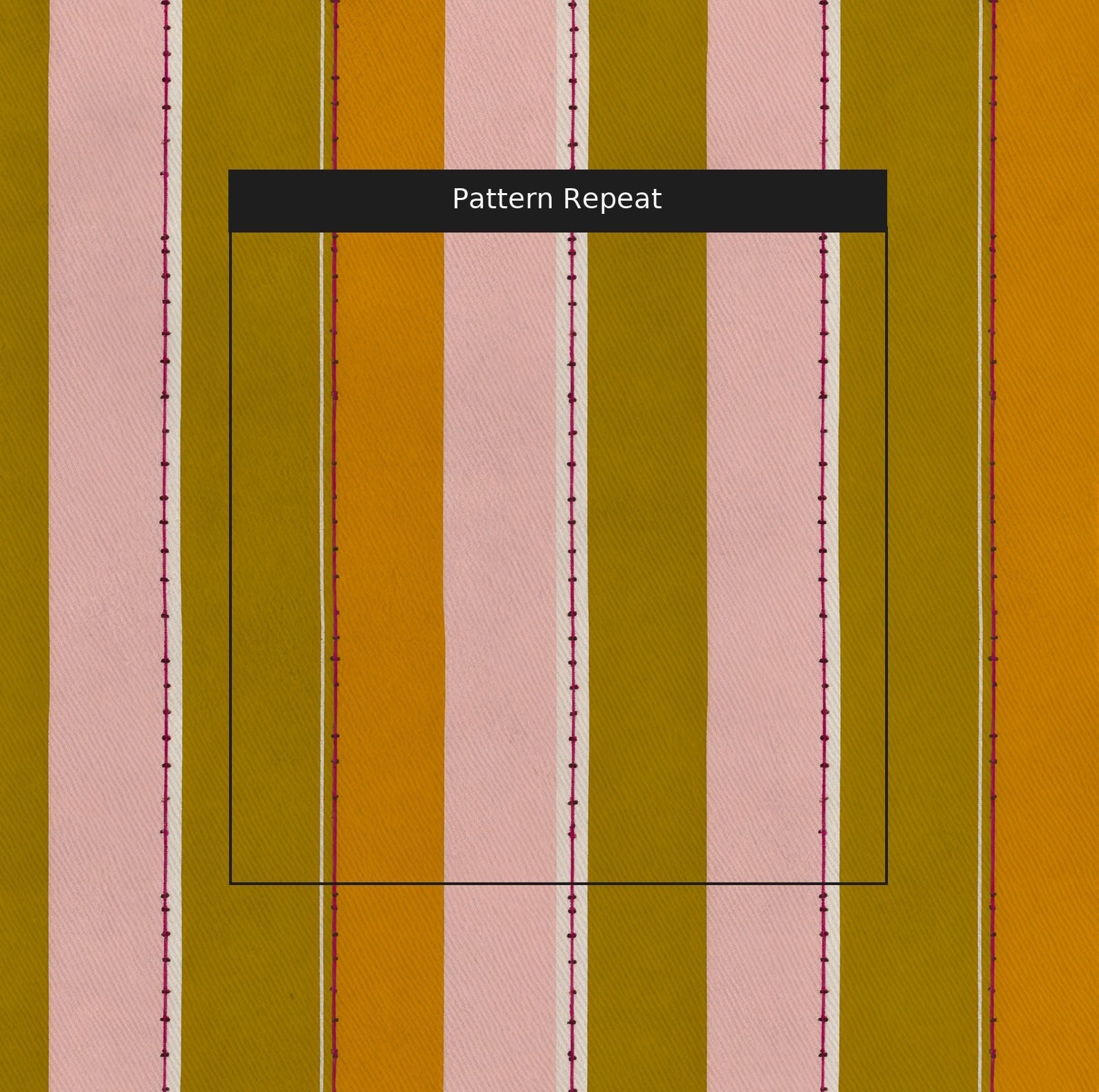 Olive and Blush - Fabric - Linen Rowe