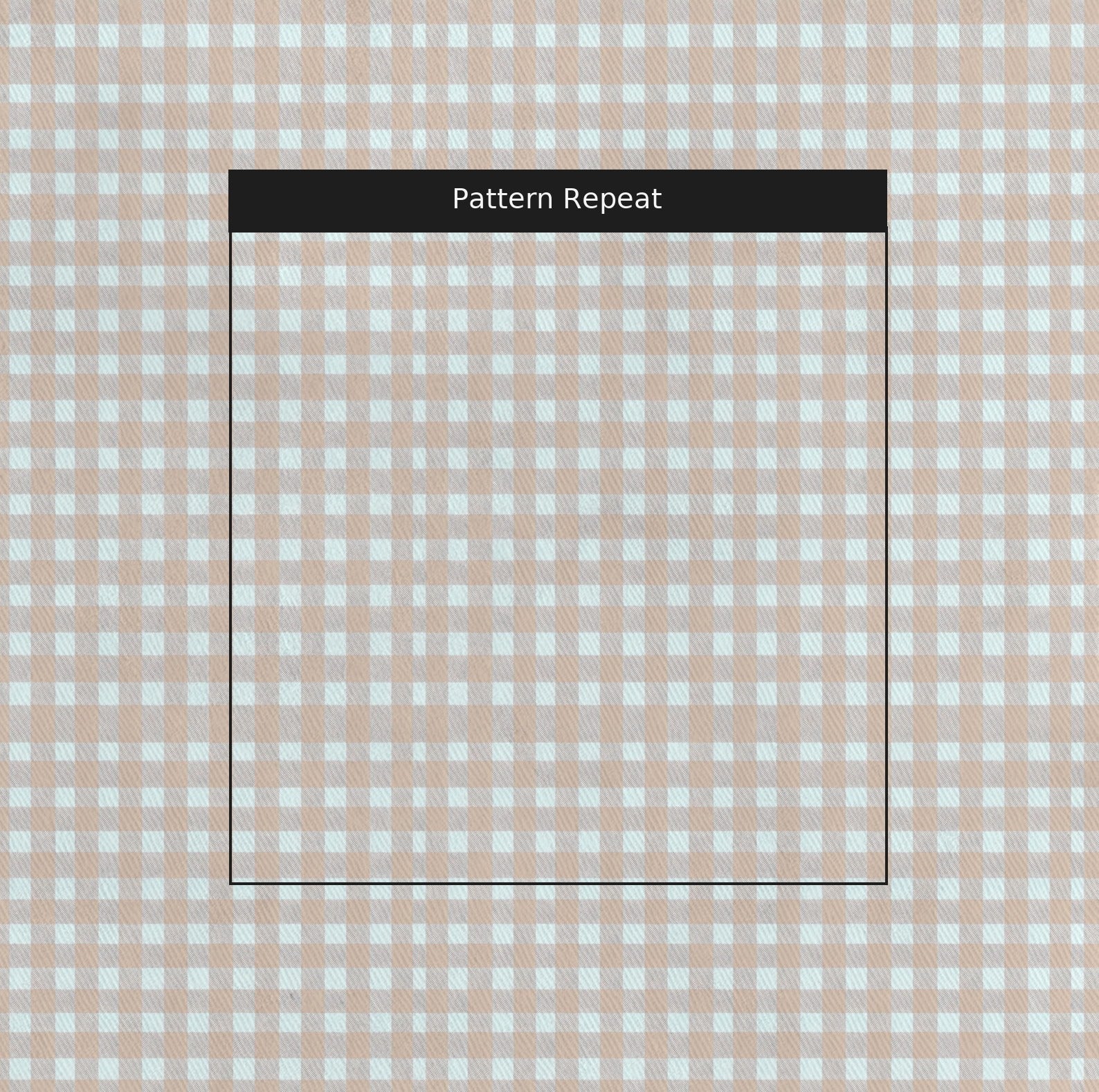 Orange Gingham - Fabric - Linen Rowe