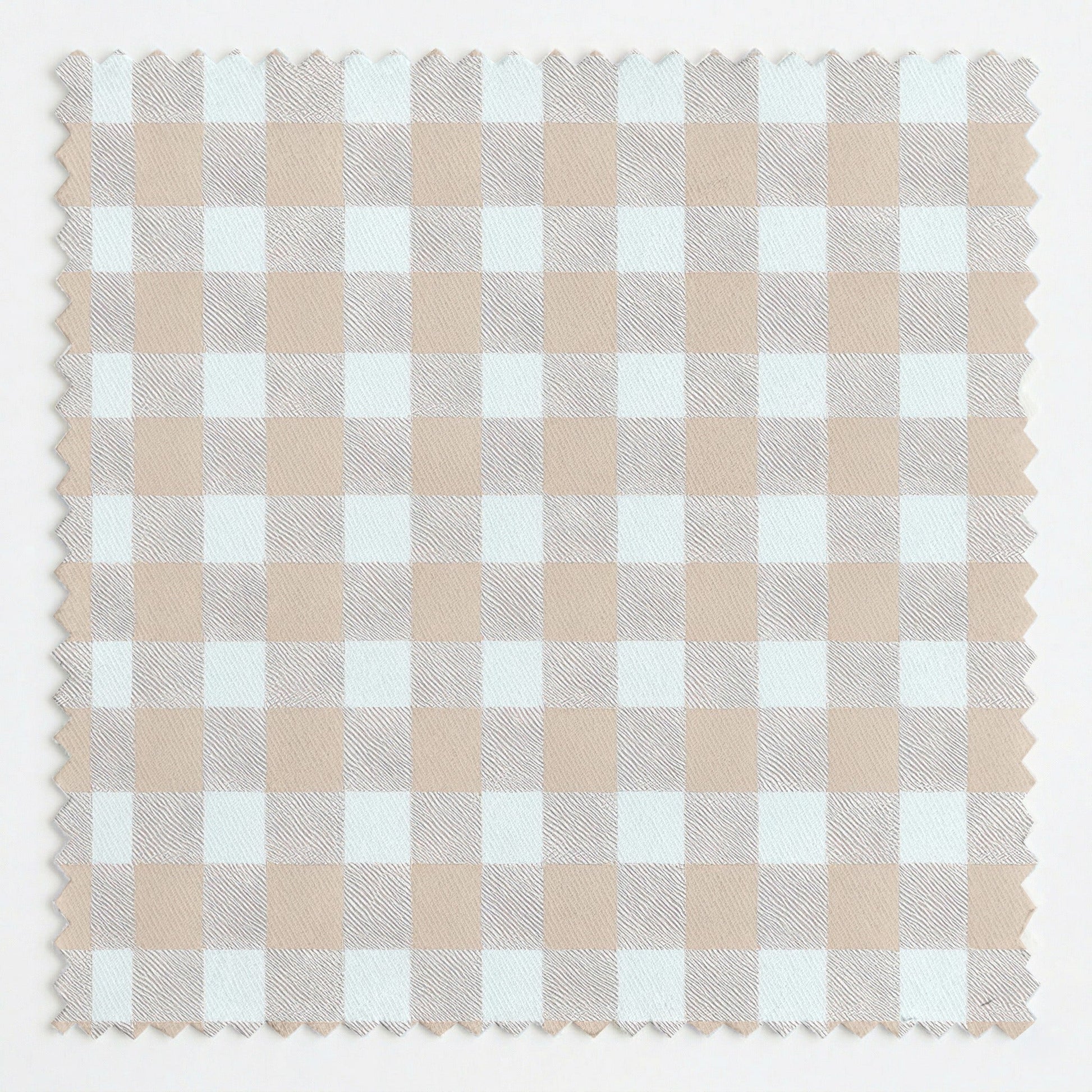 Orange Gingham - Fabric - Linen Rowe