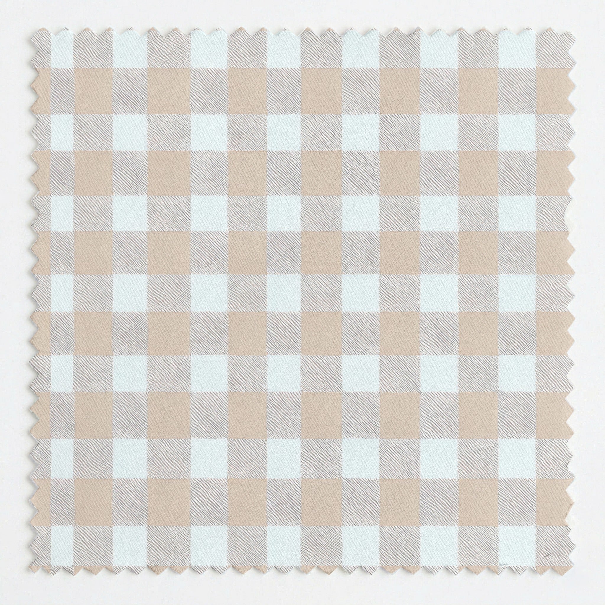 Orange Gingham - Fabric - Linen Rowe