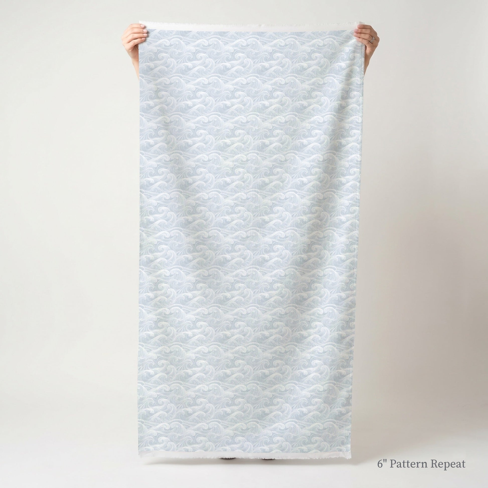 Orianne Waves - Fabric - Linen Rowe