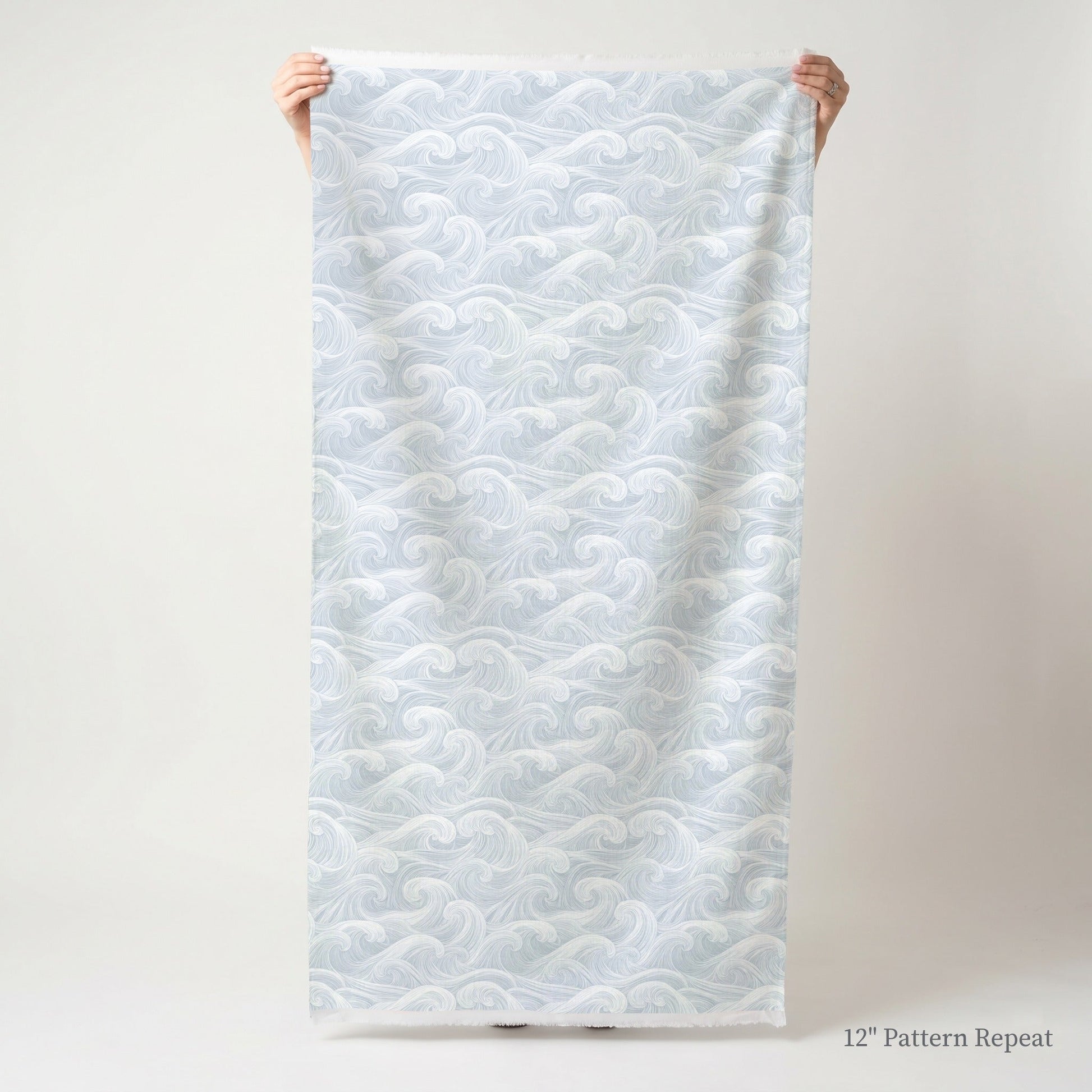 Orianne Waves - Fabric - Linen Rowe