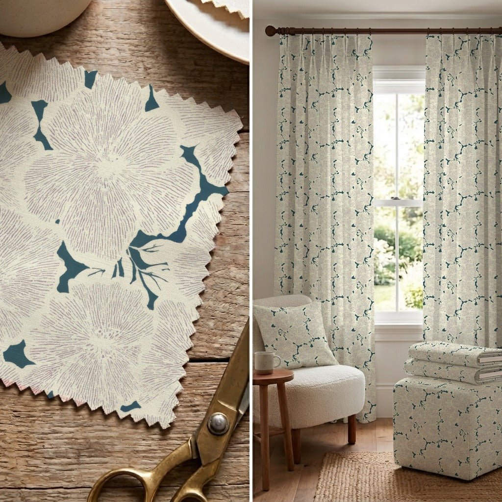 Orwyn Blooms - Fabric - Linen Rowe