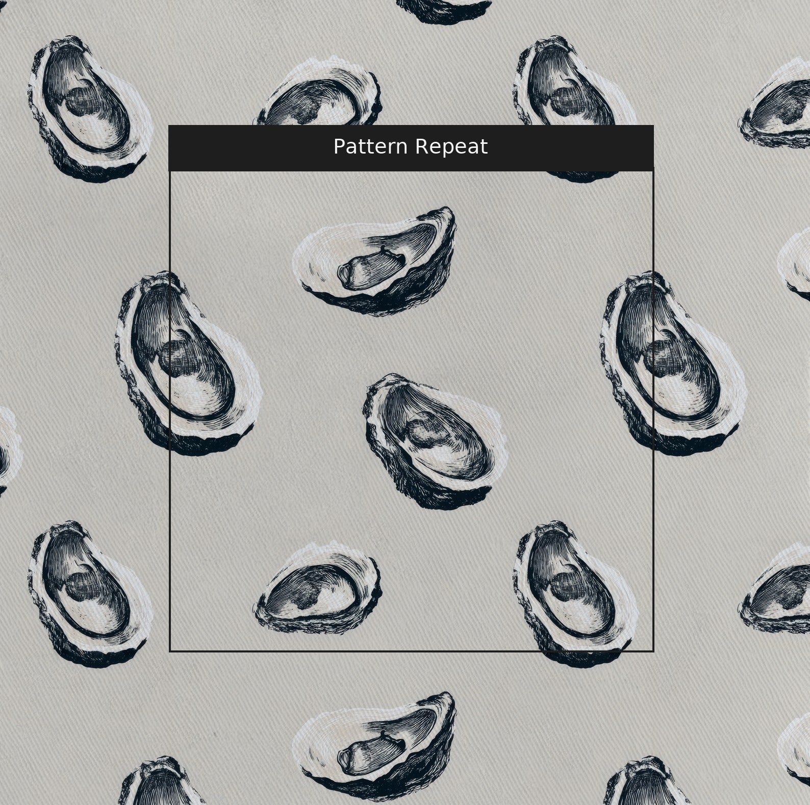 Oyster Bar - Fabric - Linen Rowe