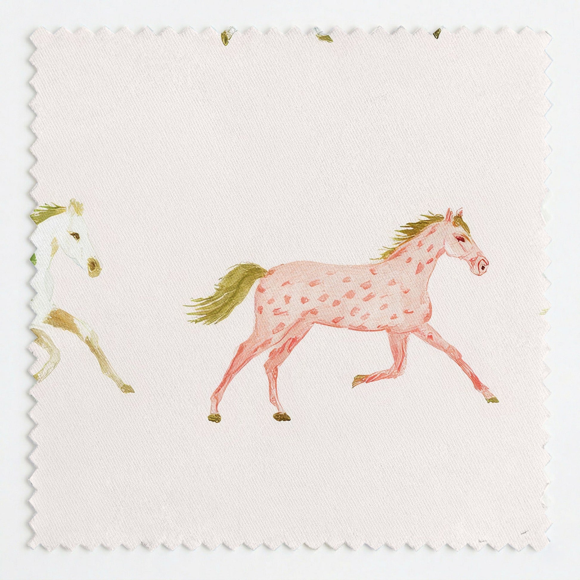 Painted Horses - Fabric - Linen Rowe