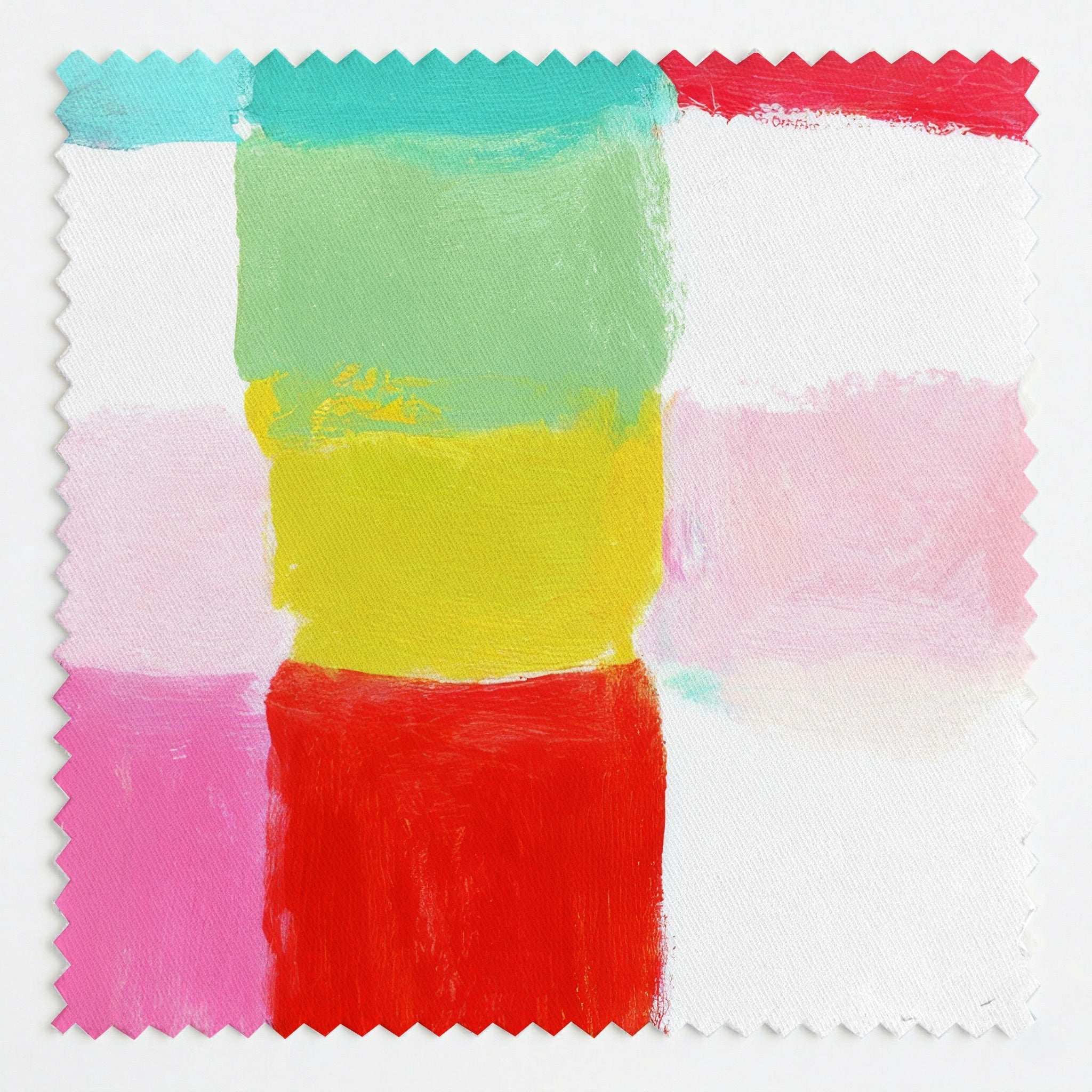 Painted Patchwork - Fabric - Linen Rowe