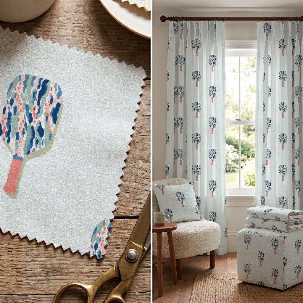Painterly Paddle - Fabric - Linen Rowe