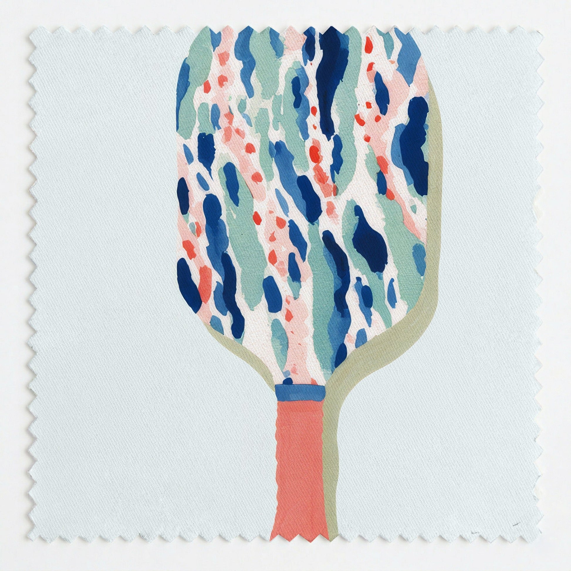 Painterly Paddle - Fabric - Linen Rowe