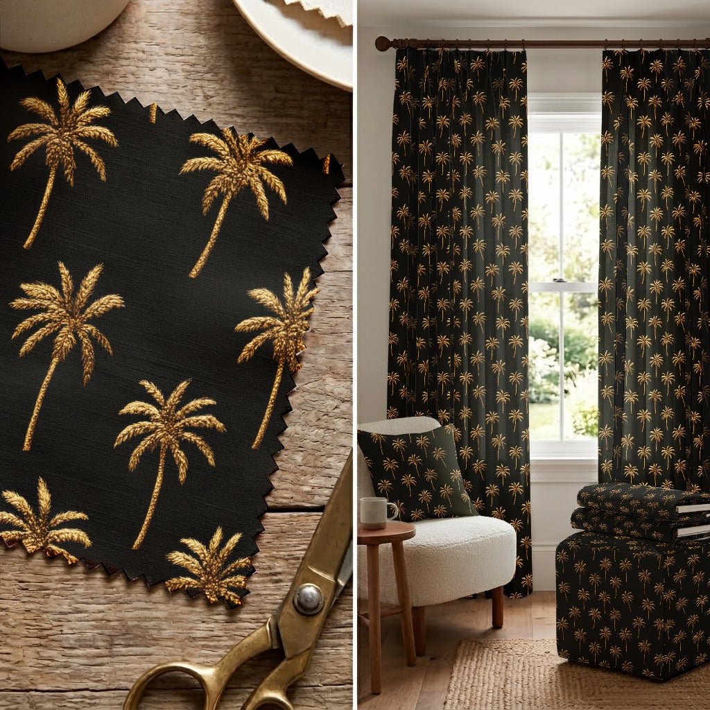 Palmetto - Fabric - Linen Rowe