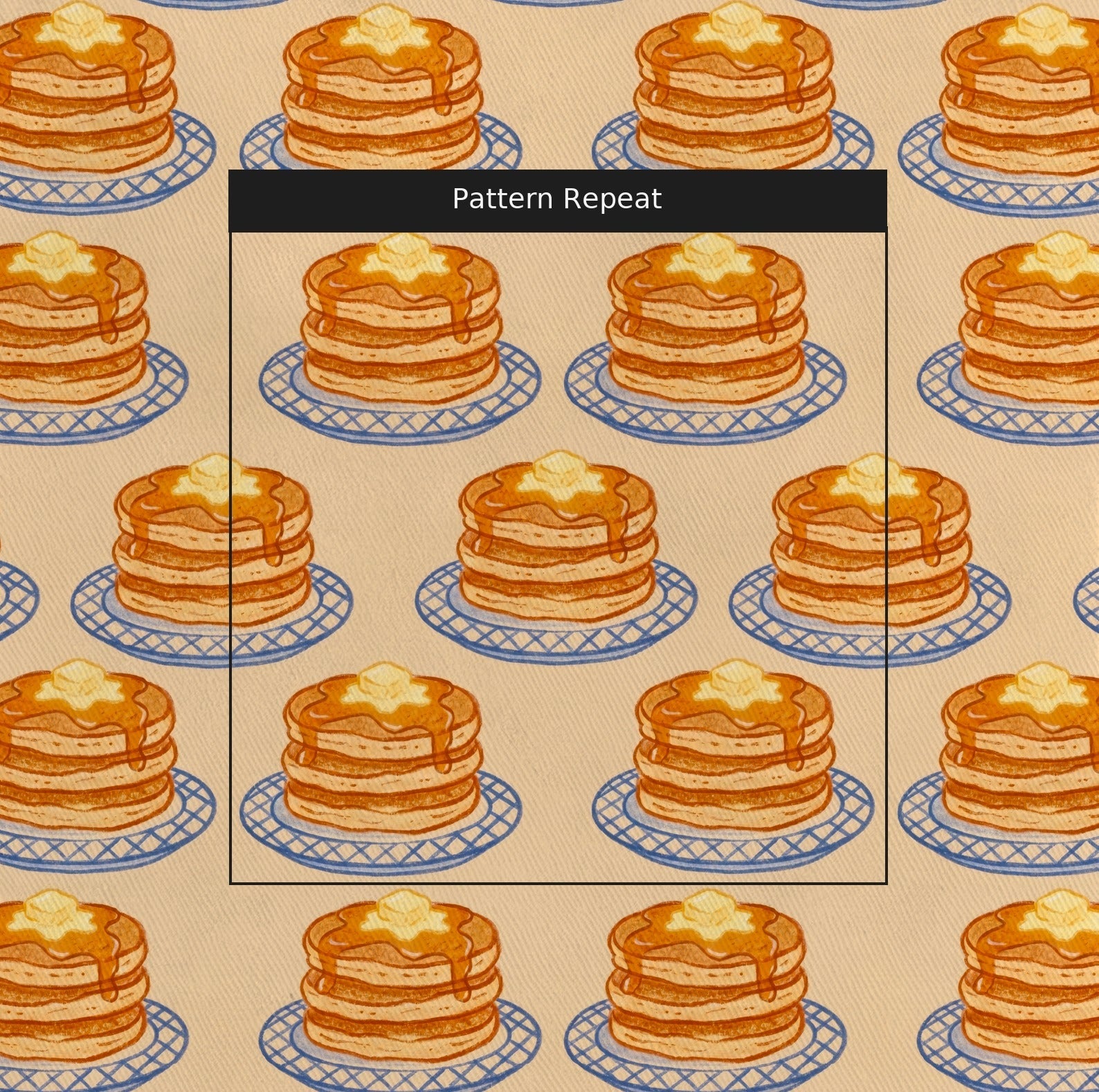 Pancake Breakfast - Fabric - Linen Rowe