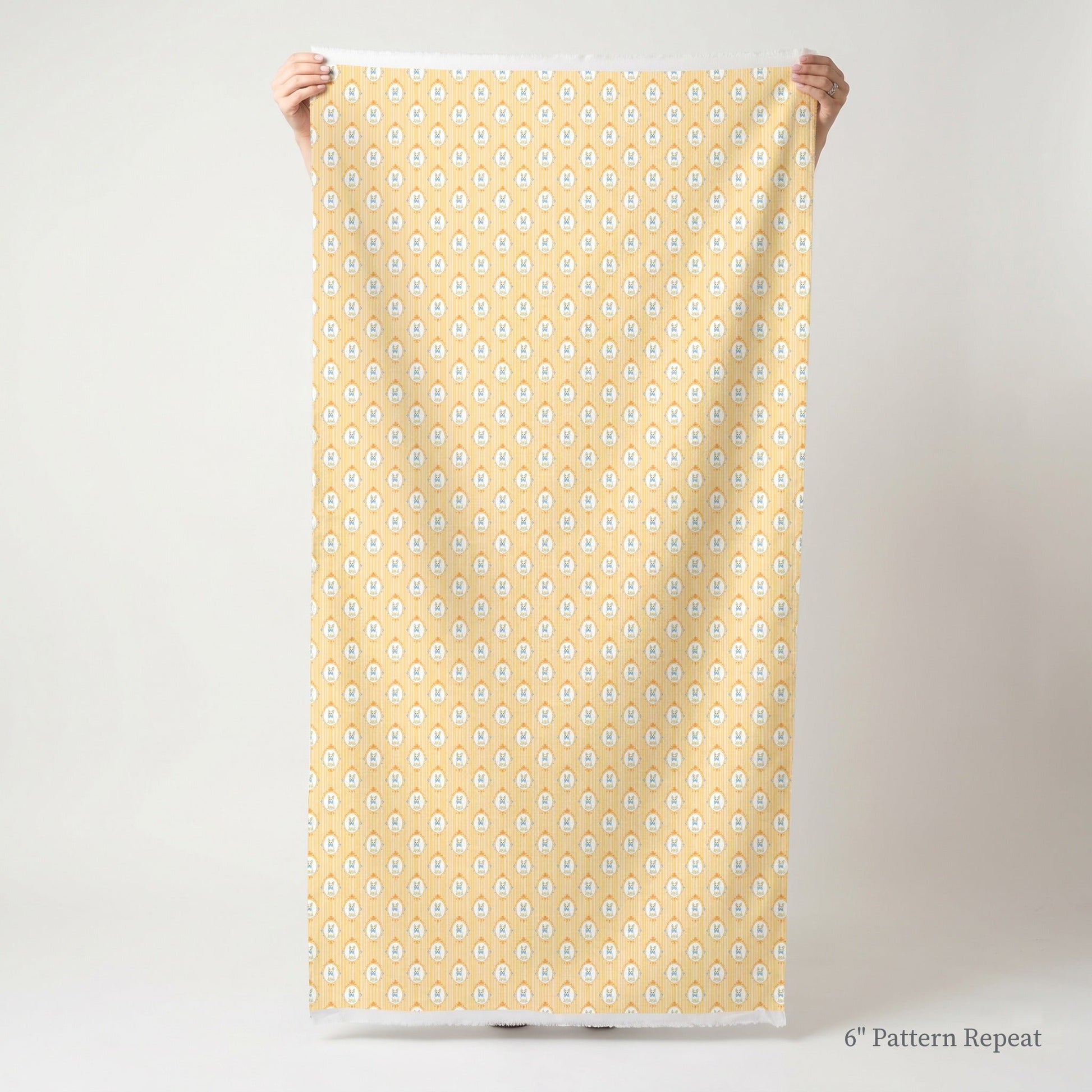 Parlor Pups - Fabric - Linen Rowe
