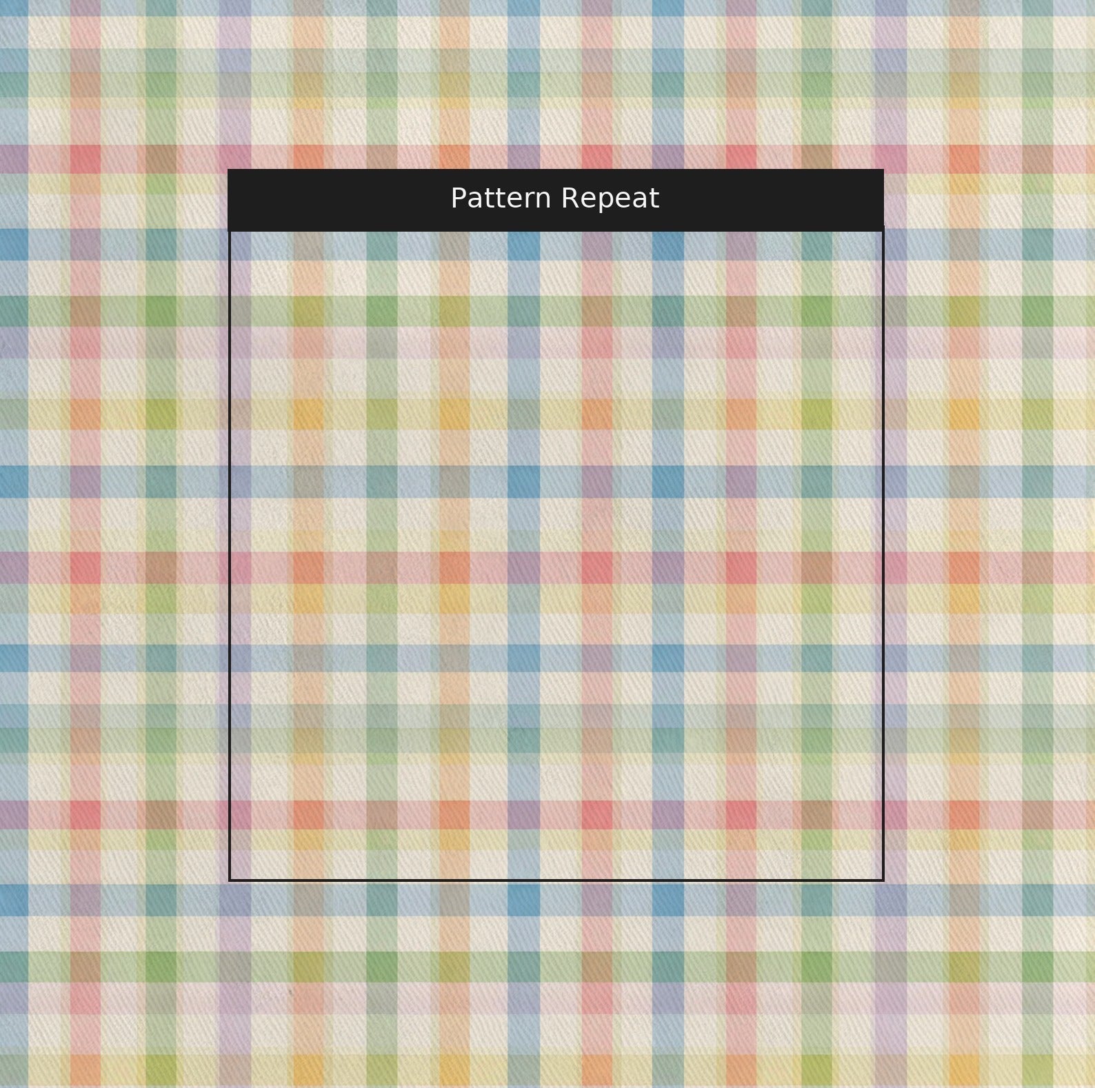 Pastel Gingham - Fabric - Linen Rowe