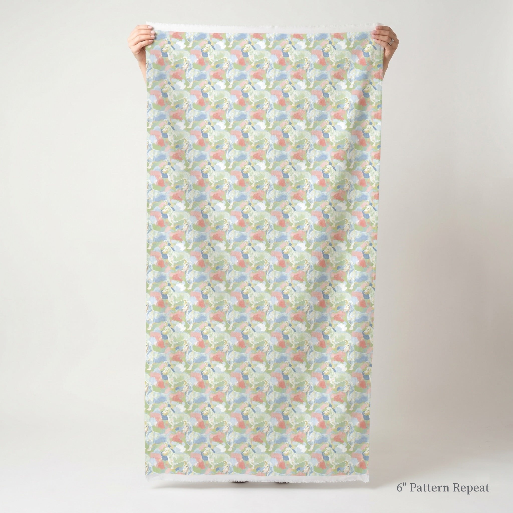 Pastel Paw - Fabric - Linen Rowe