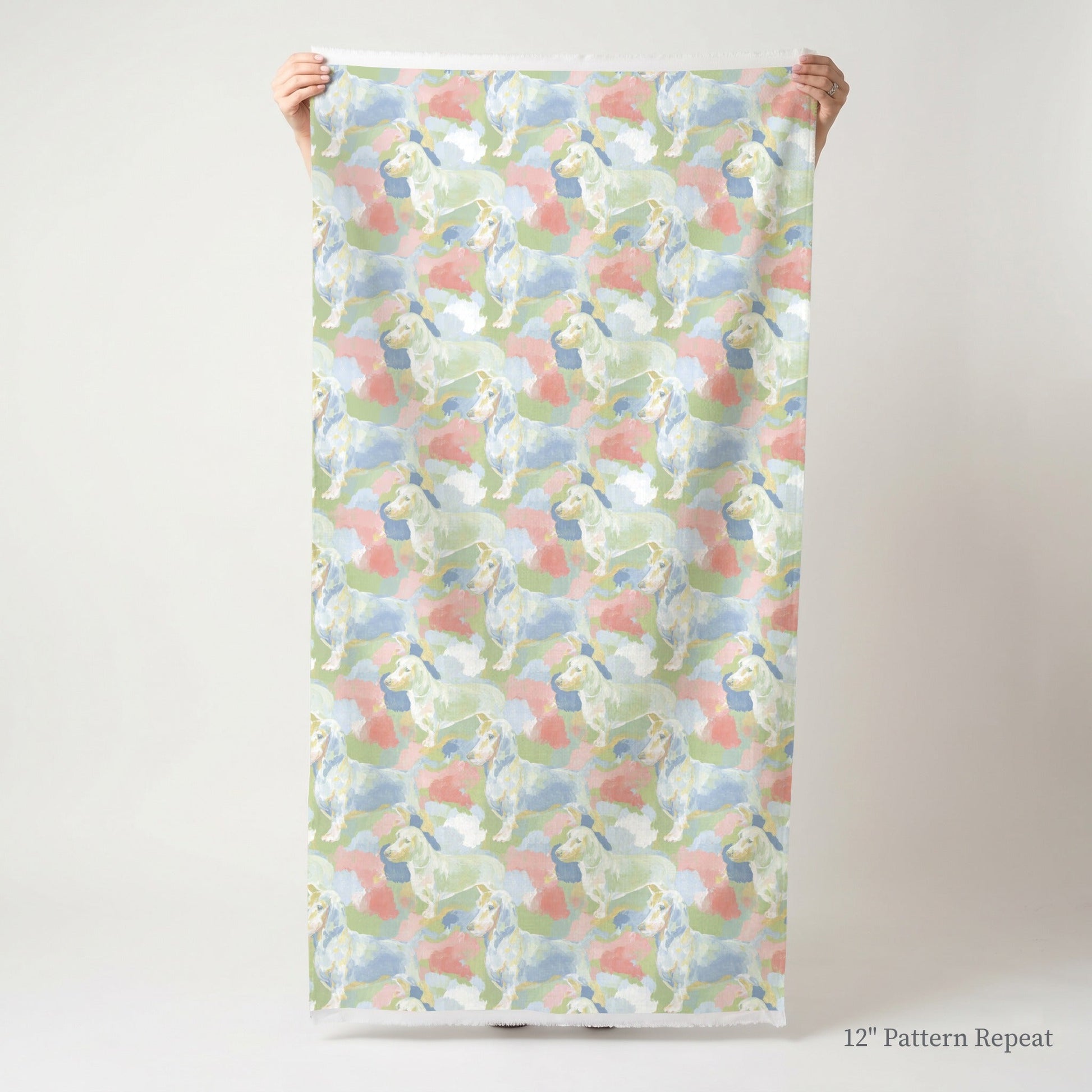 Pastel Paw - Fabric - Linen Rowe