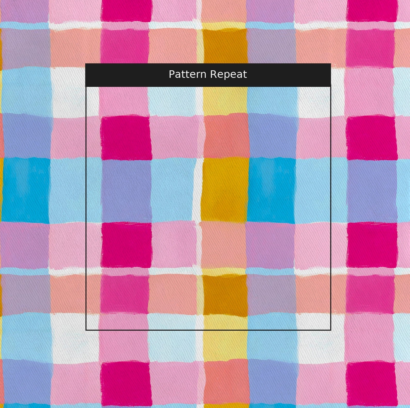 Pastel Plaid - Fabric - Linen Rowe