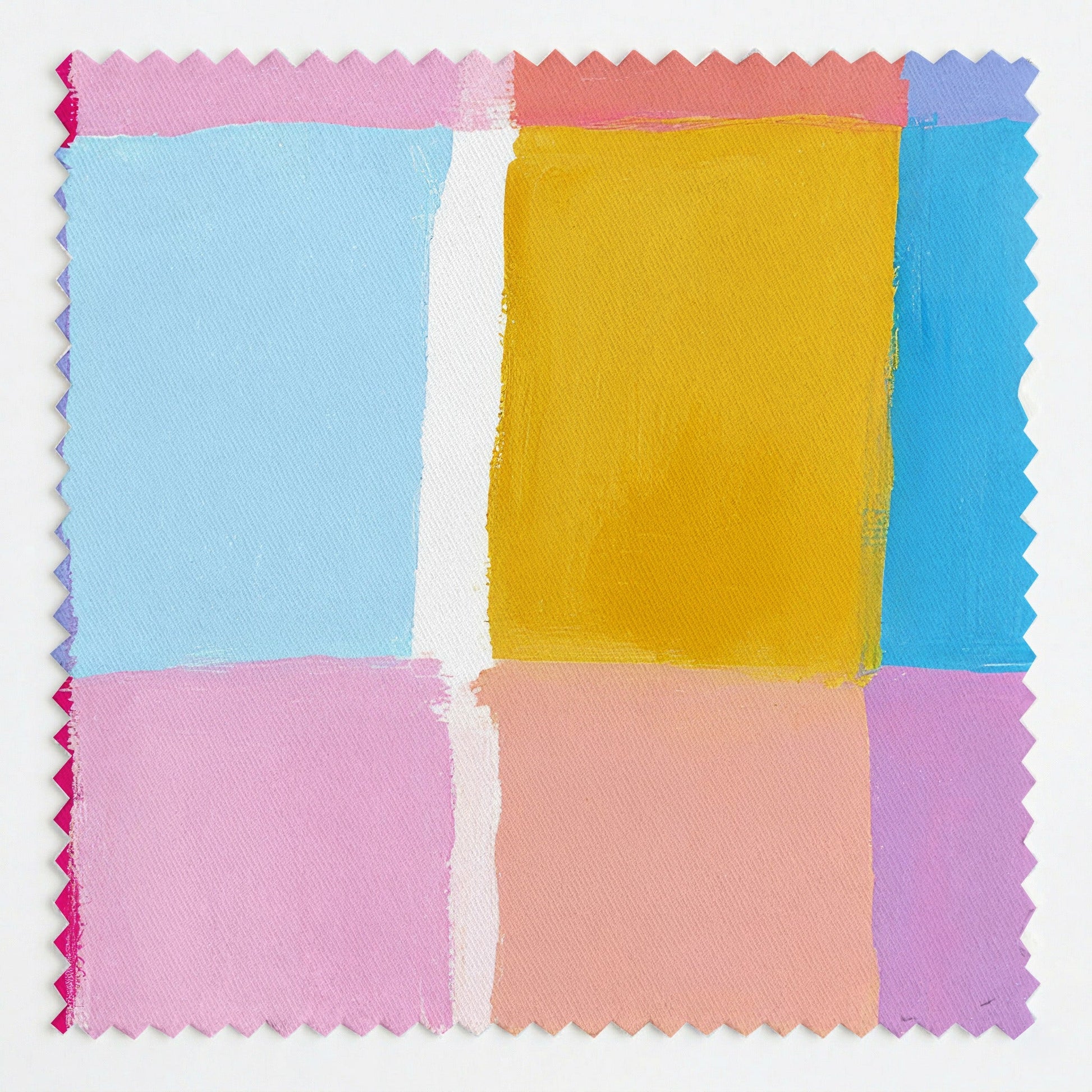 Pastel Plaid - Fabric - Linen Rowe