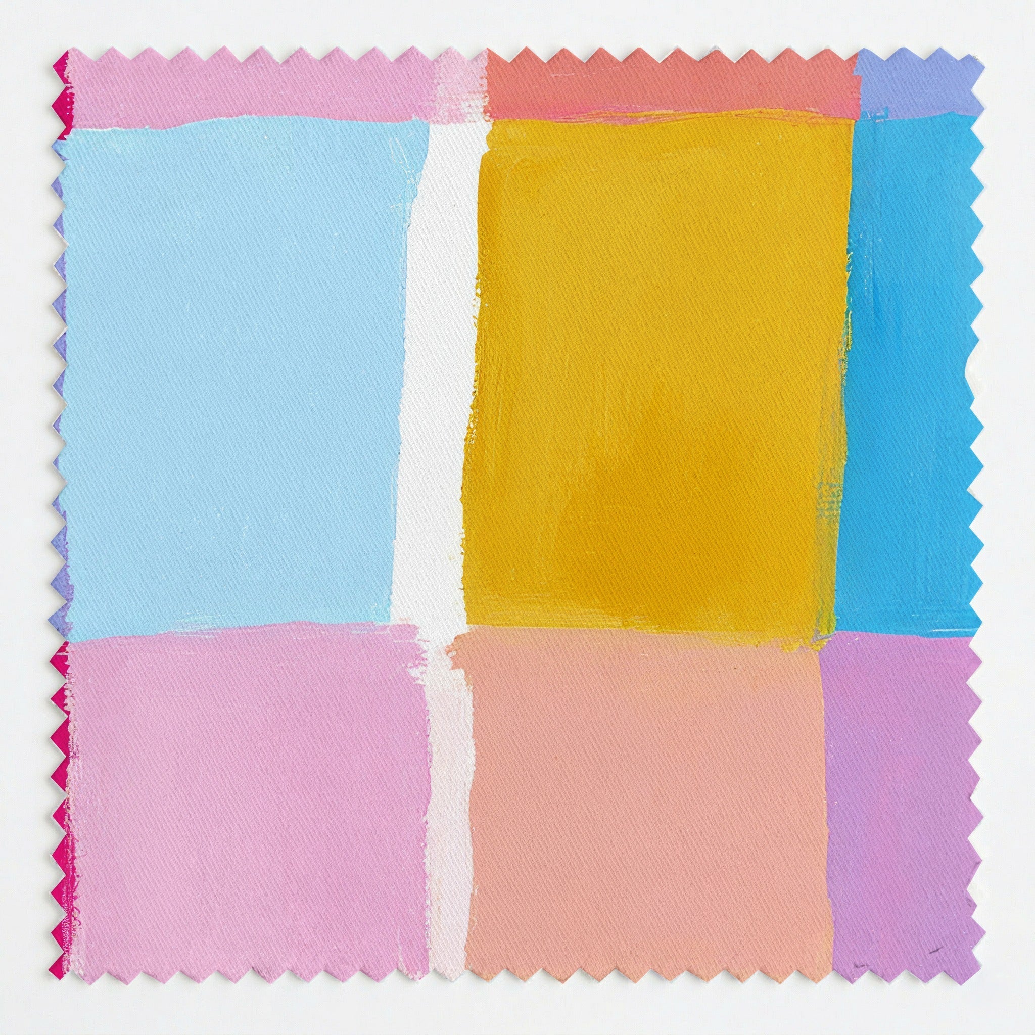 Pastel Plaid - Fabric - Linen Rowe