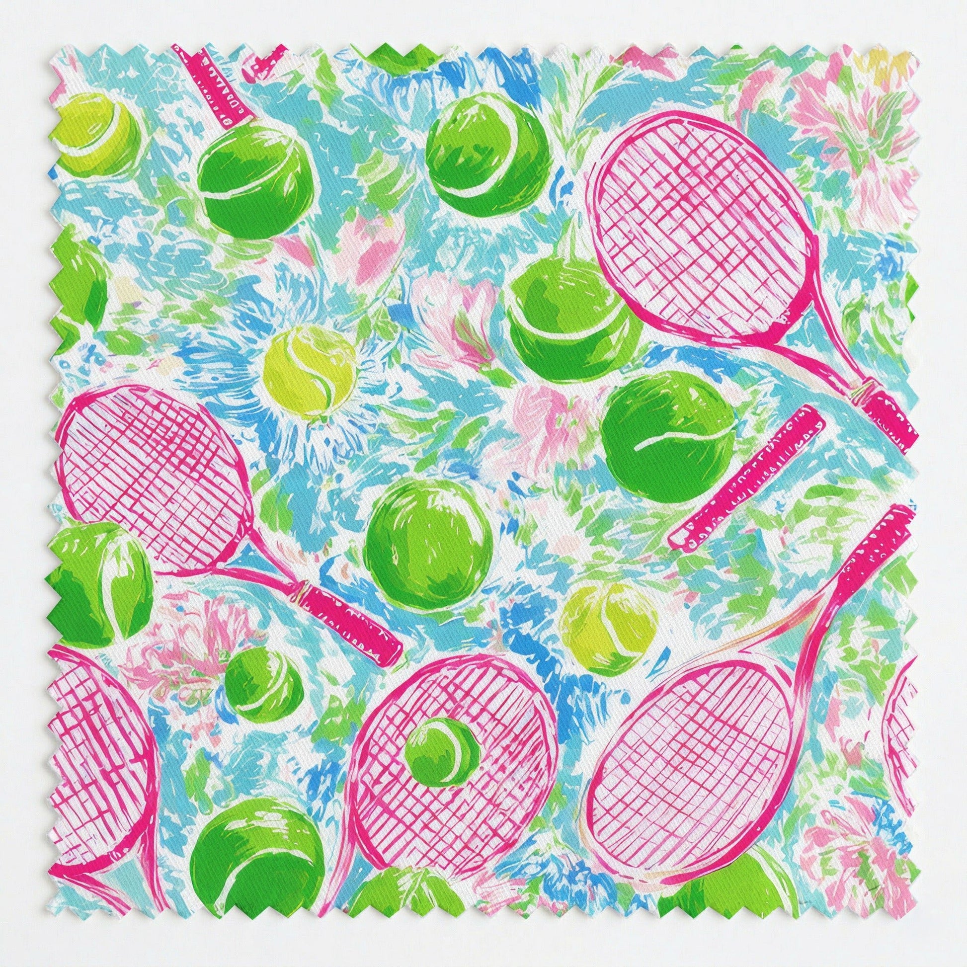 Pastel Tennis - Fabric - Linen Rowe