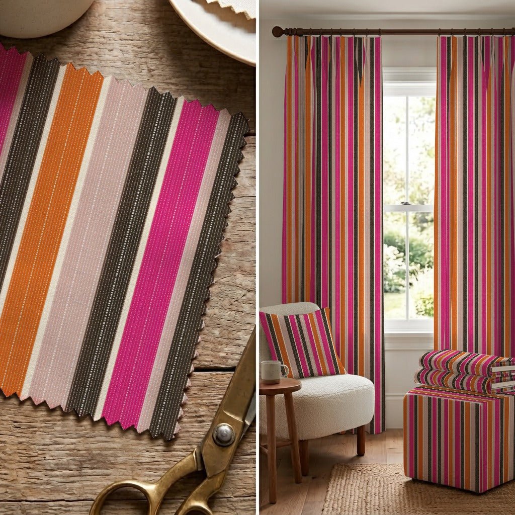Peregrine Stripes - Fabric - Linen Rowe