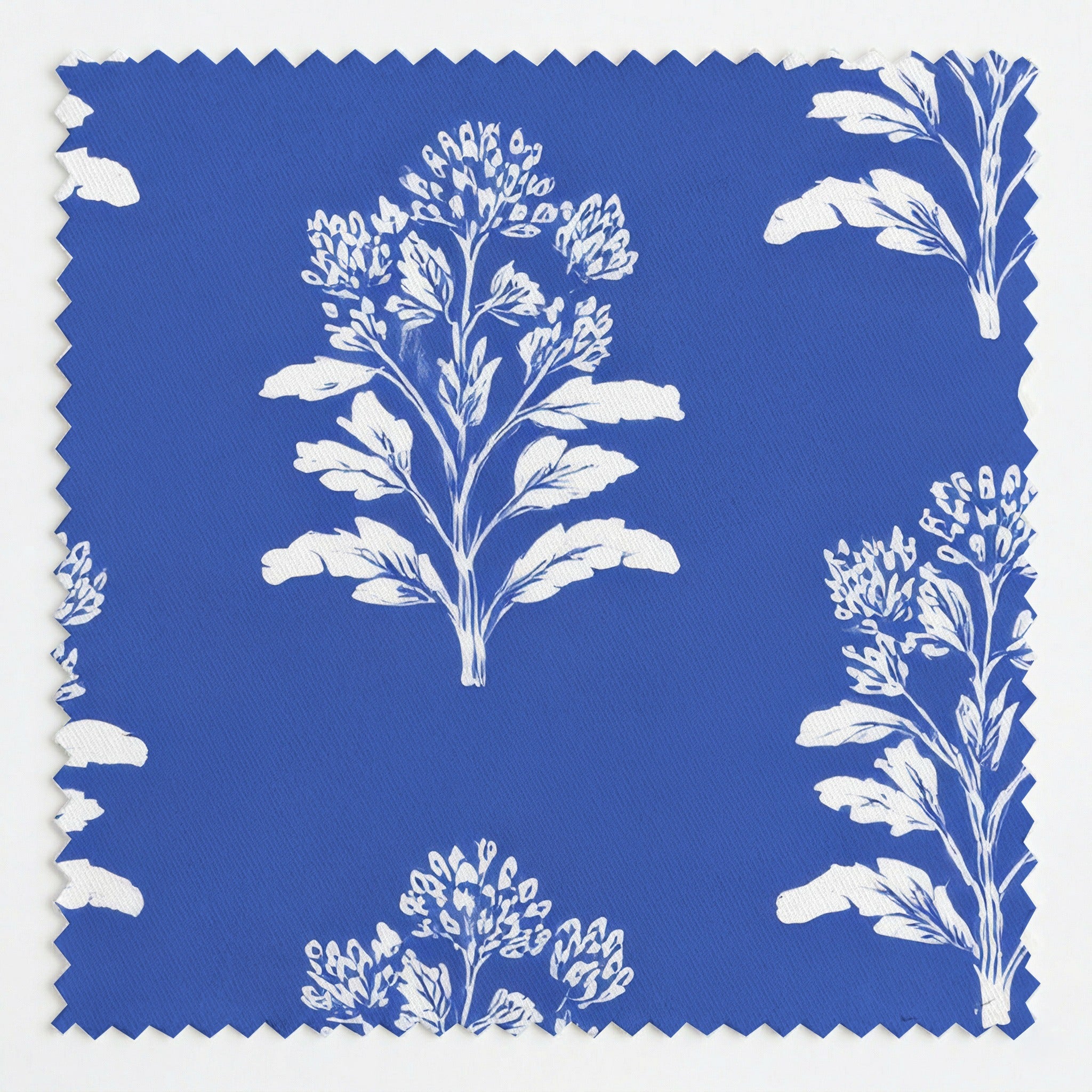 Periwinkle Trees - Fabric - Linen Rowe
