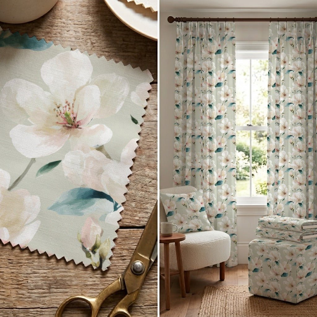 Petra Blooms - Fabric - Linen Rowe
