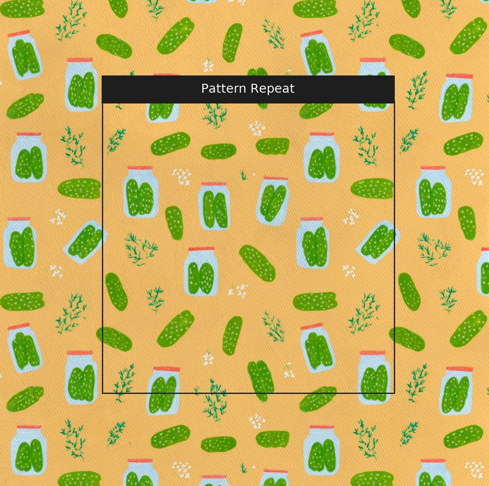 Pickle Jar - Fabric - Linen Rowe