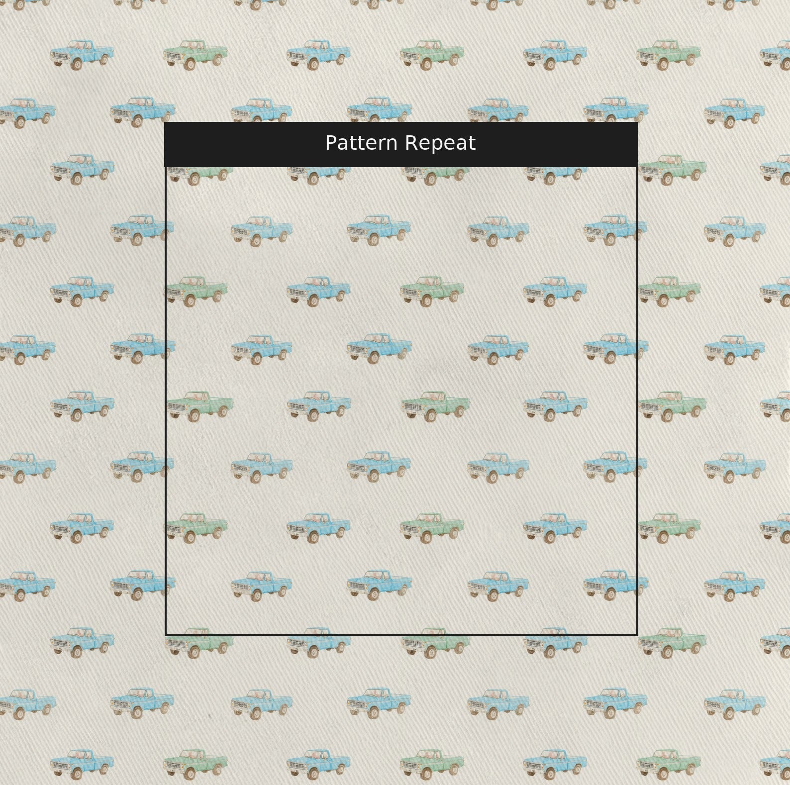 Pickup Trucks - Fabric - Linen Rowe