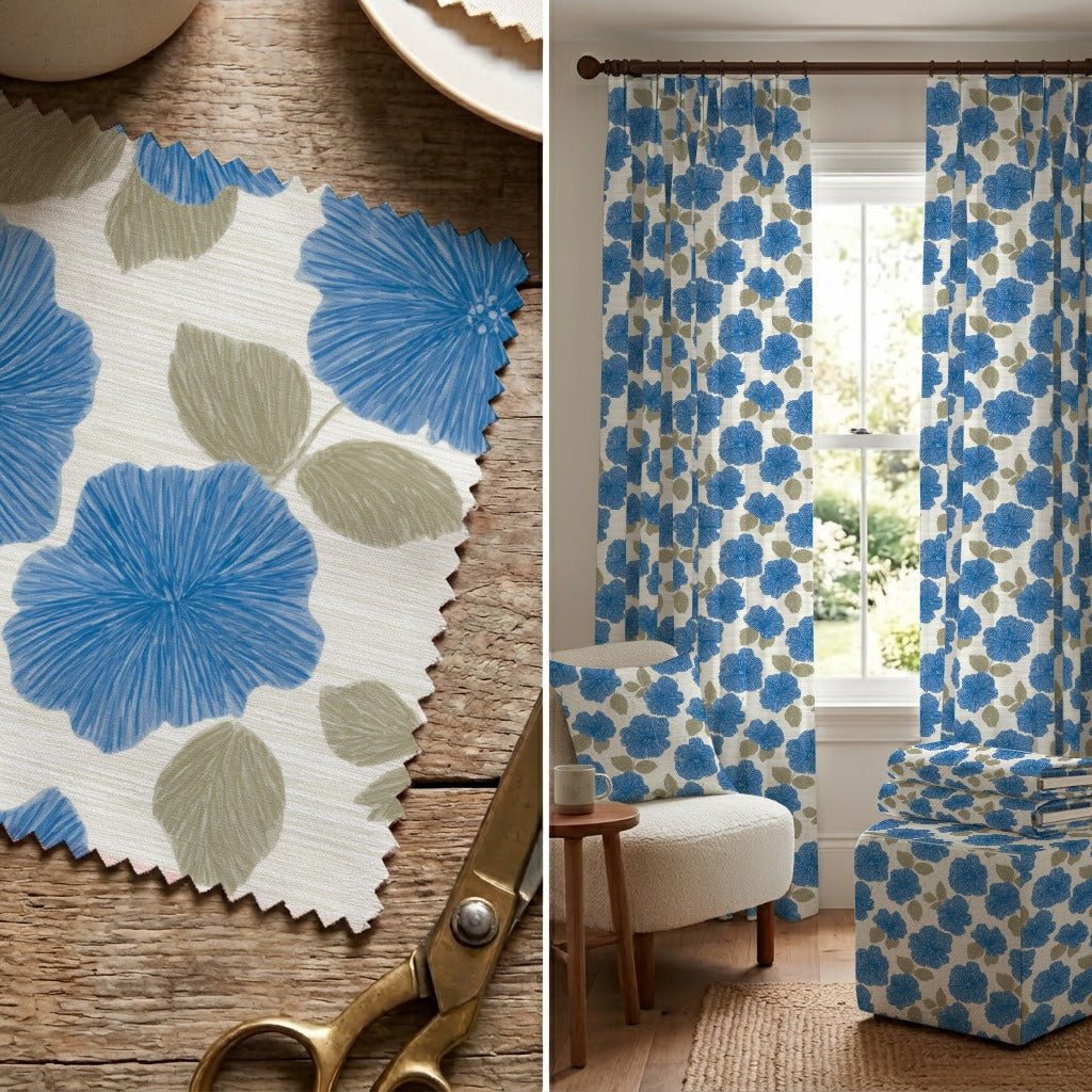 Pierce Blooms - Fabric - Linen Rowe