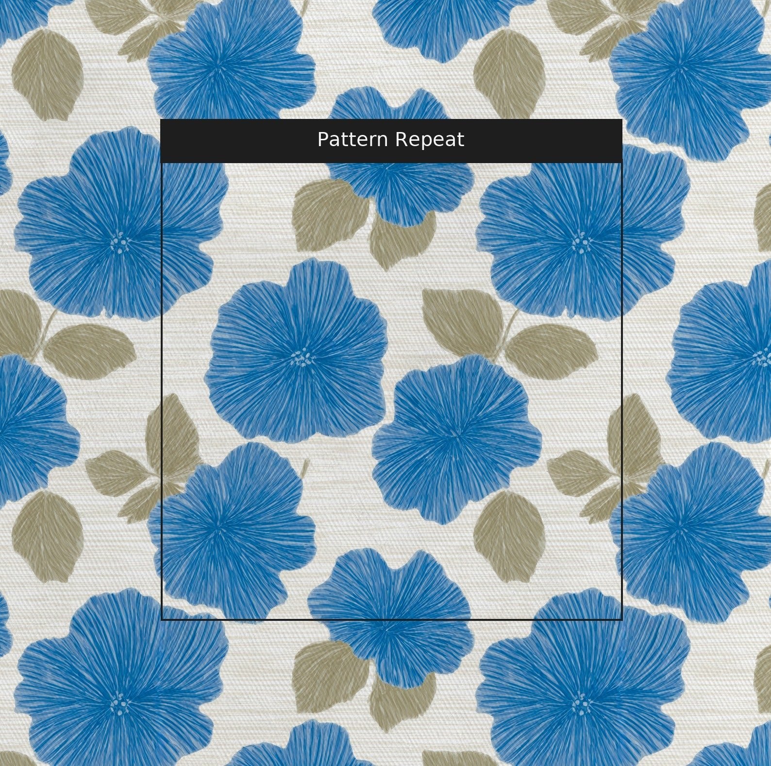 Pierce Blooms - Fabric - Linen Rowe
