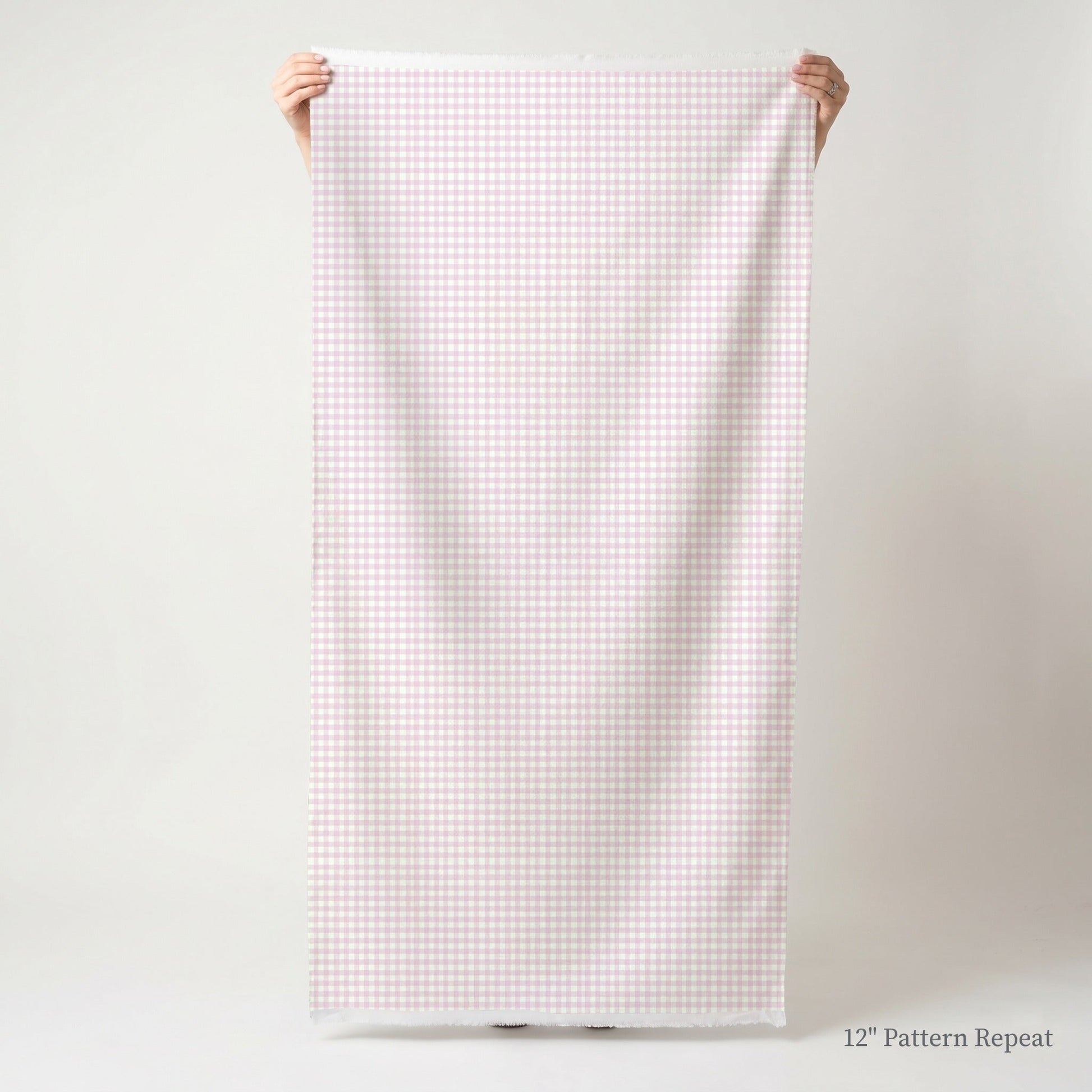Pink Gingham - Fabric - Linen Rowe