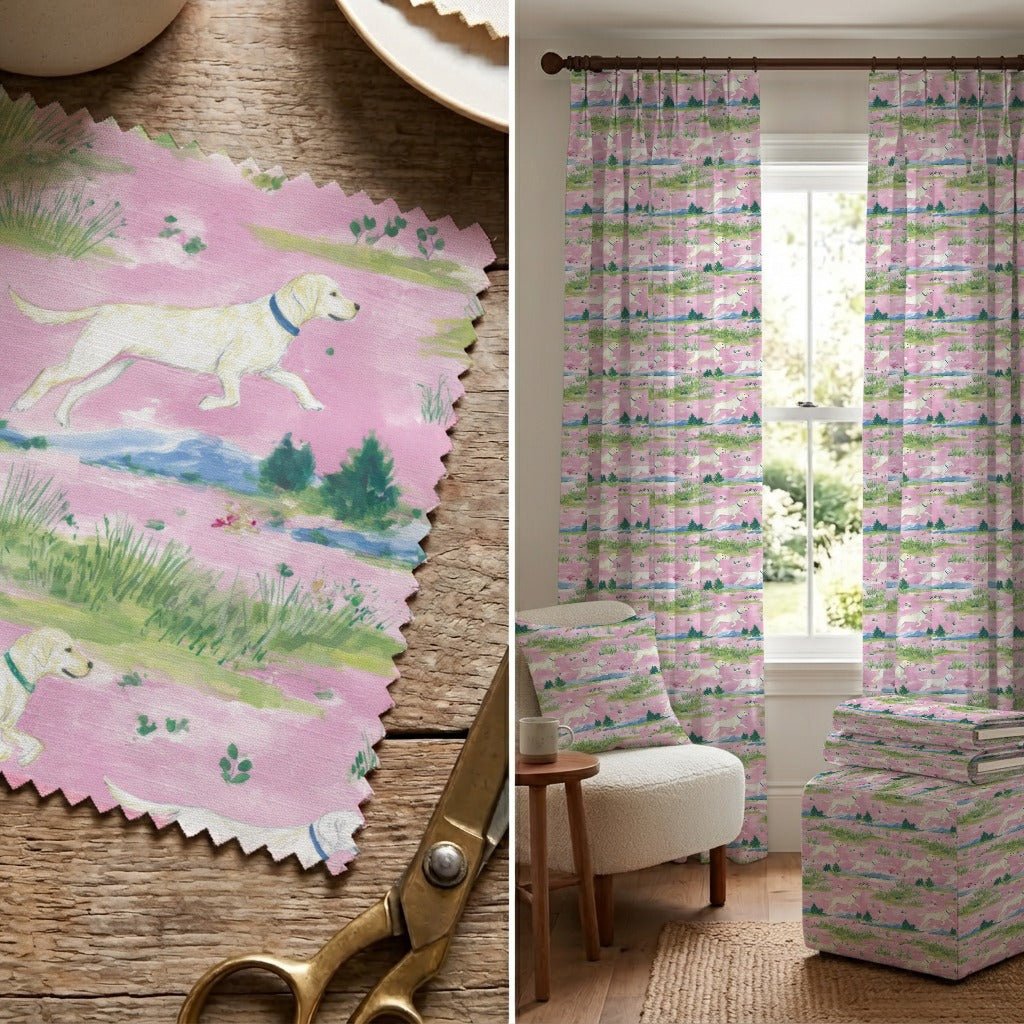 Pink Lab Sprint - Fabric - Linen Rowe
