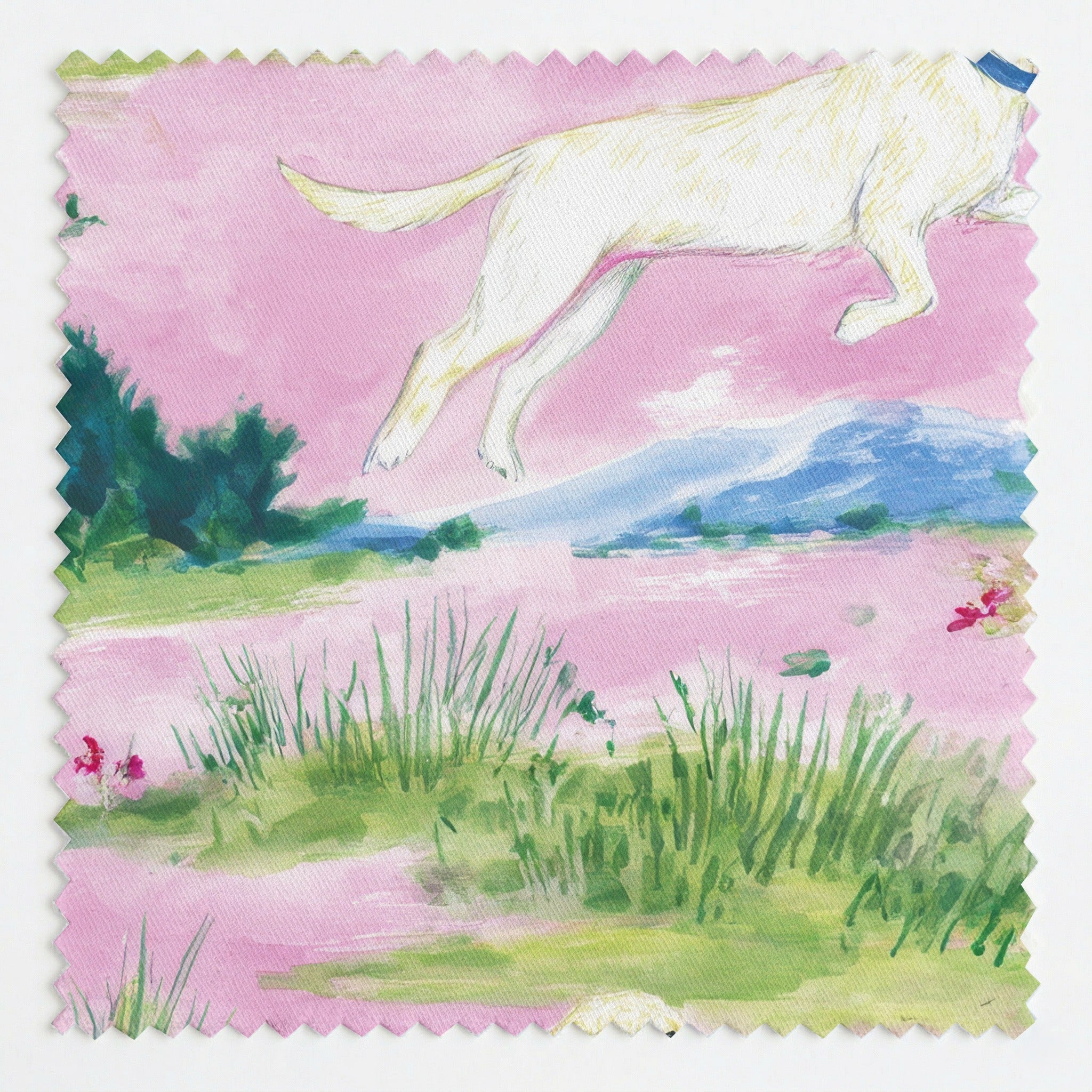 Pink Lab Sprint - Fabric - Linen Rowe