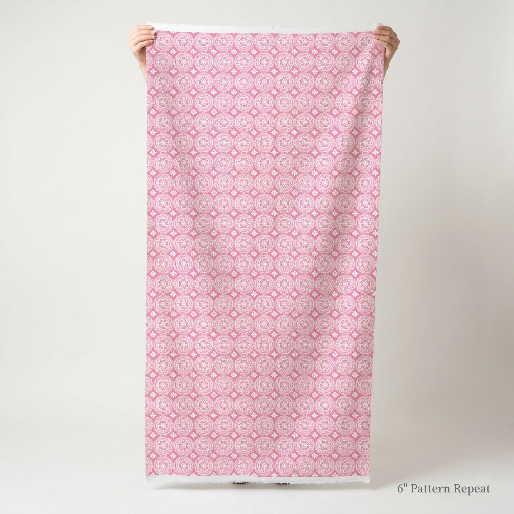 Pink Parasol - Fabric - Linen Rowe
