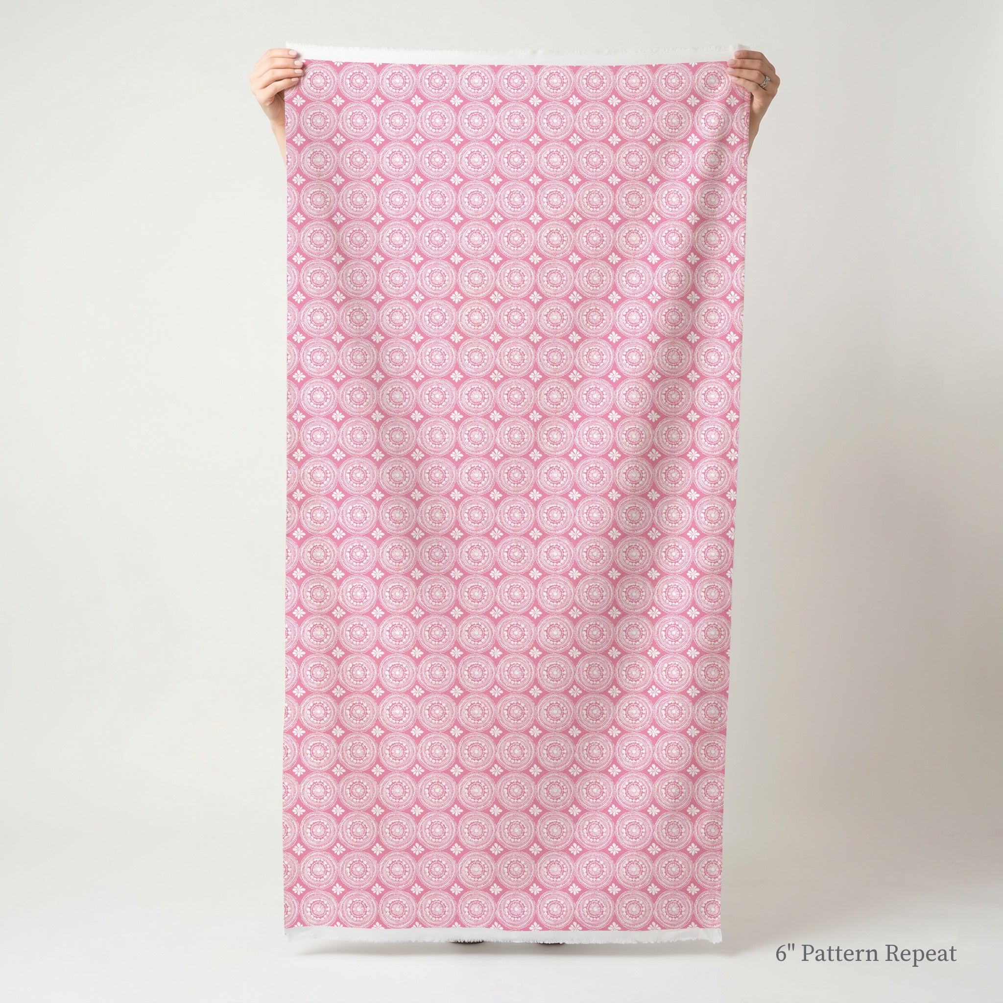 Pink Parasol - Fabric - Linen Rowe
