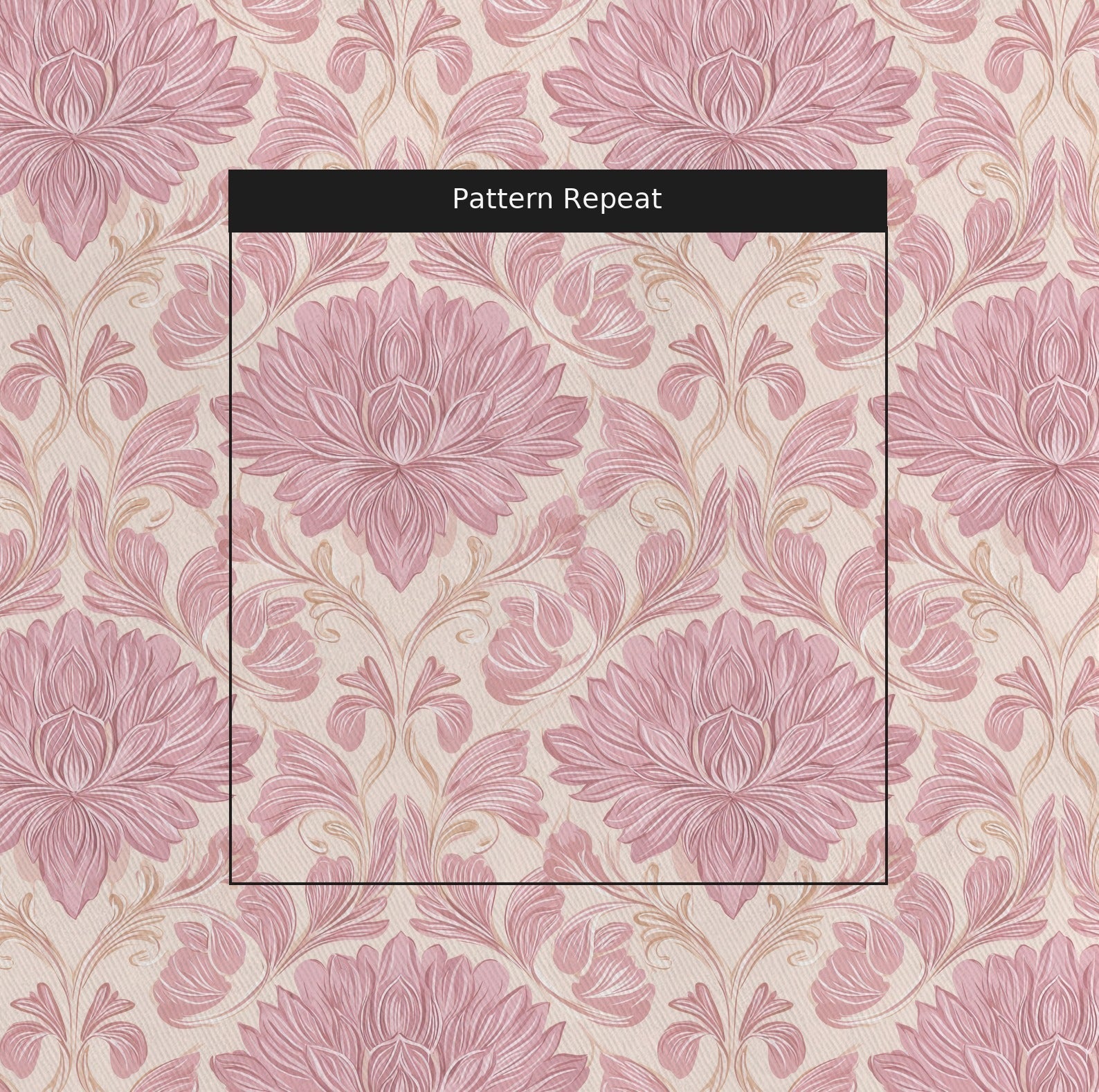 Pink Peony - Fabric - Linen Rowe