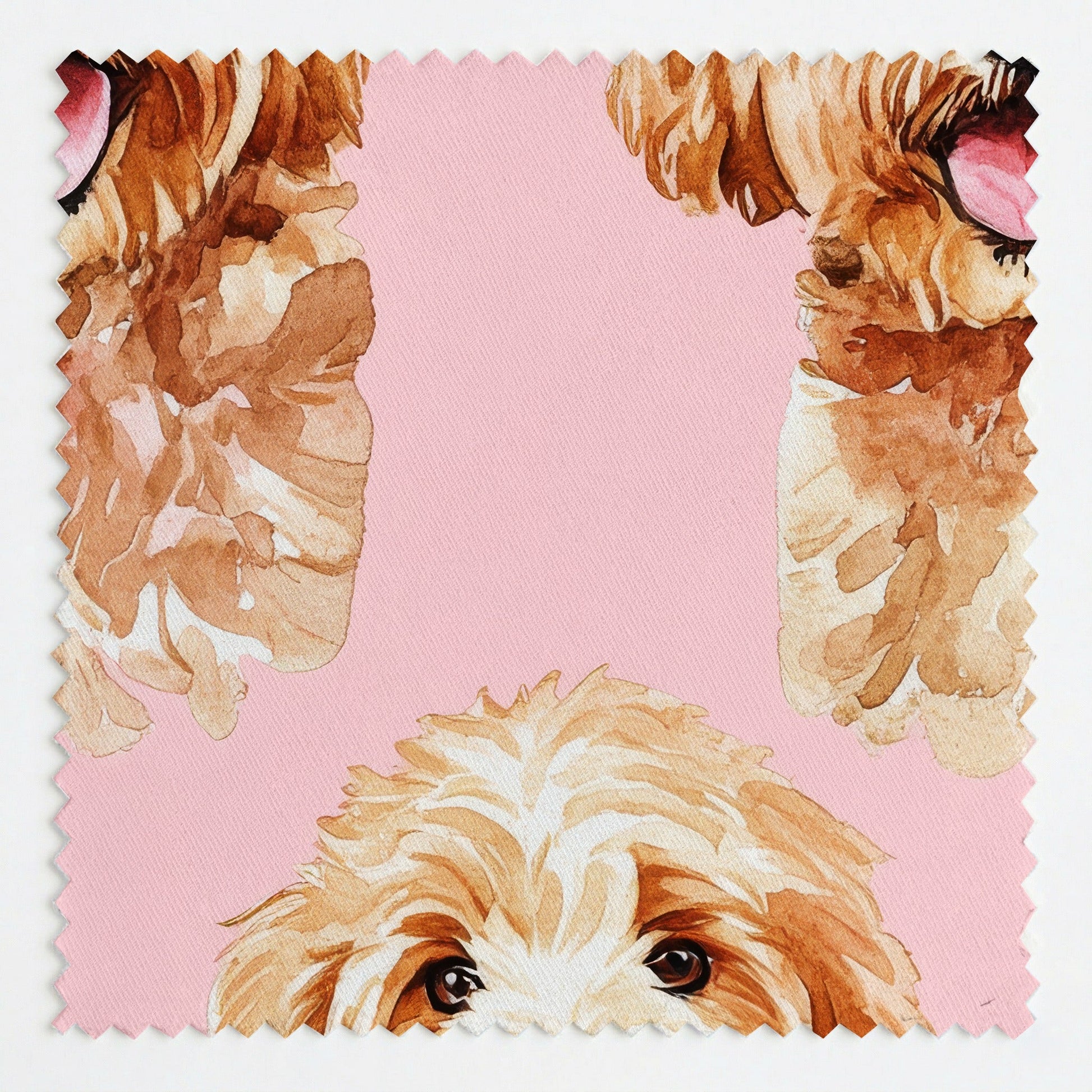 Pinky Promise Goldendoodle - Fabric - Linen Rowe