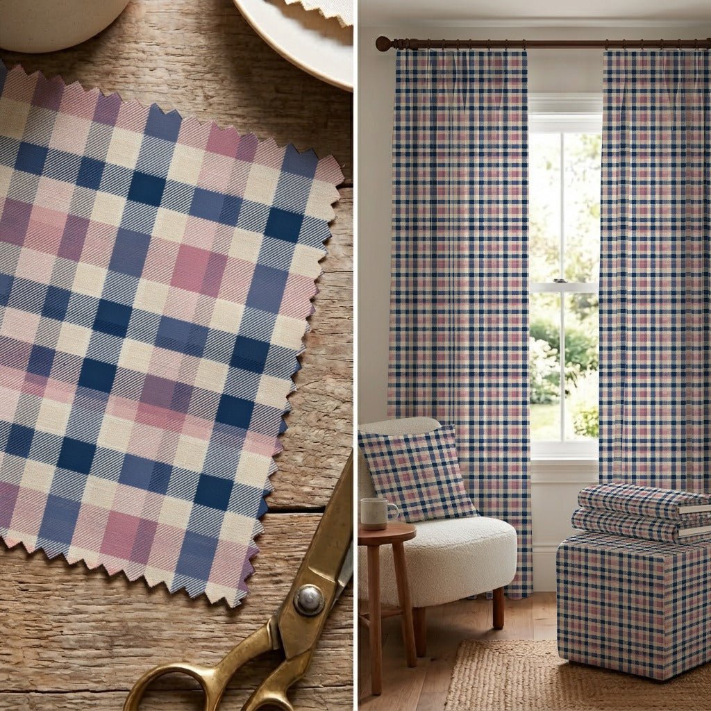 Plaid Prep - Fabric - Linen Rowe