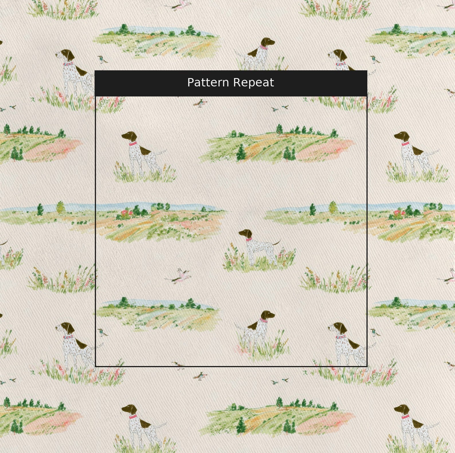 Pointer Field - Fabric - Linen Rowe