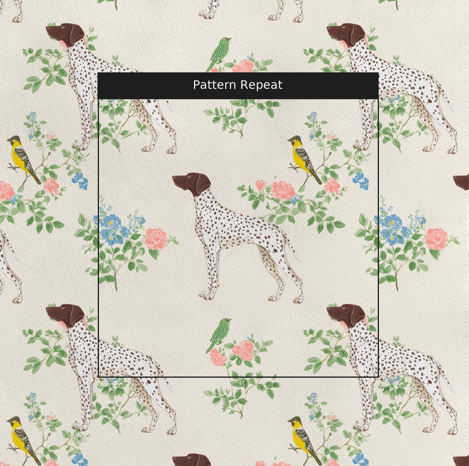 Pointing Floral - Fabric - Linen Rowe