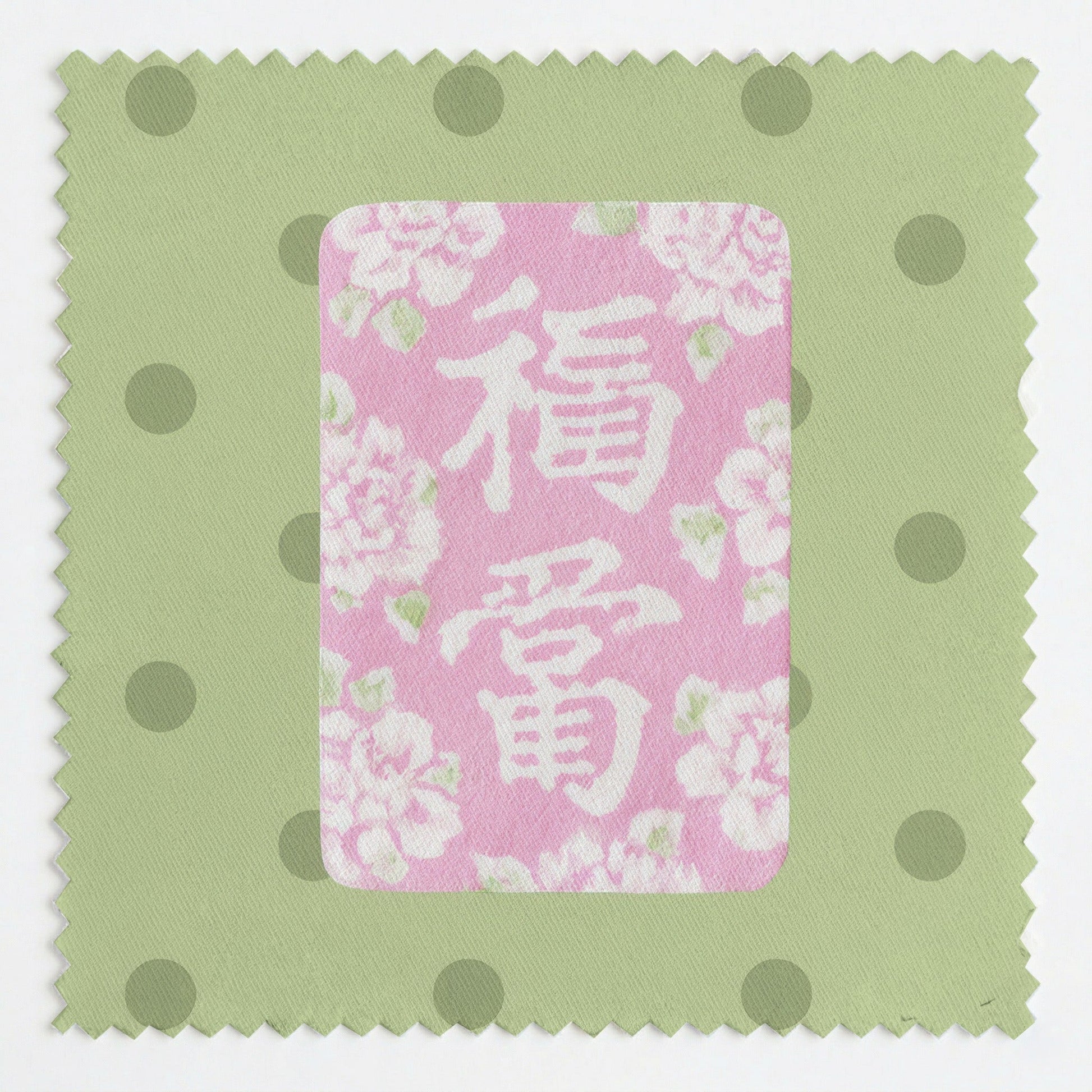 Polka Dot Mahjong - Fabric - Linen Rowe