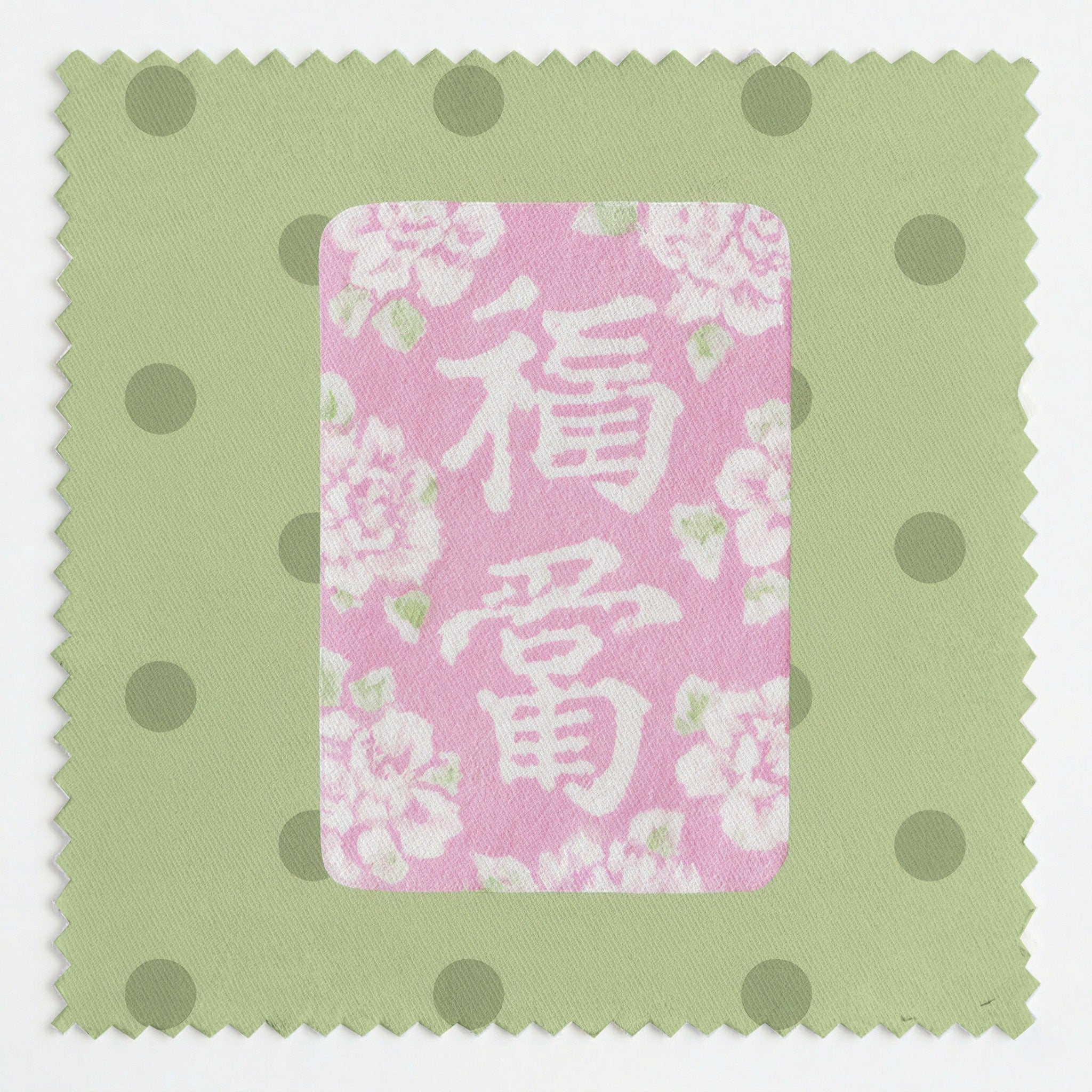 Polka Dot Mahjong - Fabric - Linen Rowe