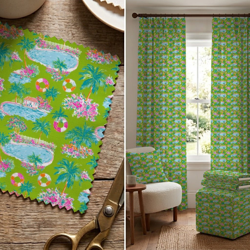 Pool Party - Fabric - Linen Rowe