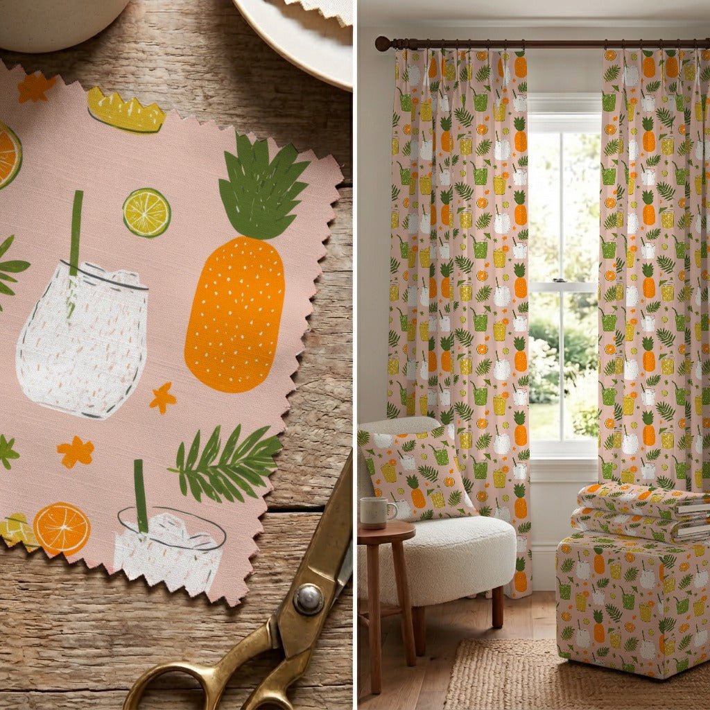 Poolside Punch - Fabric - Linen Rowe