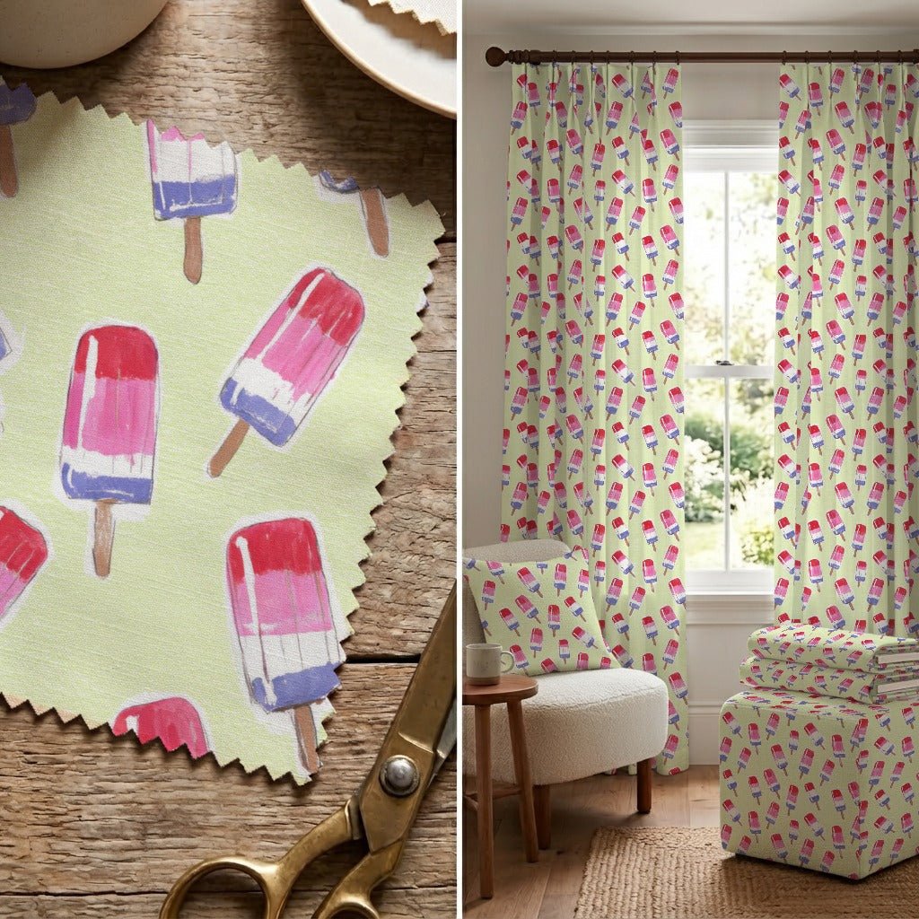 Popsicle Summer - Fabric - Linen Rowe