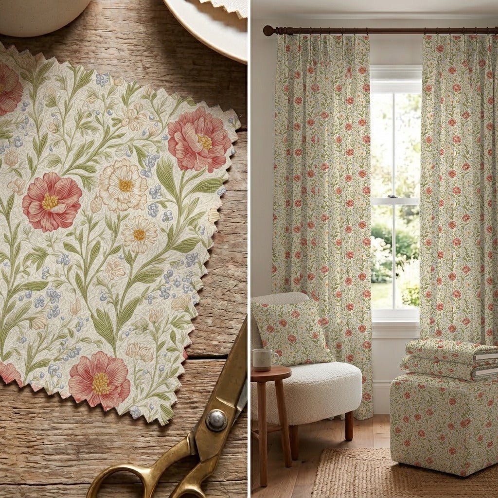 Pretty in Pink - Fabric - Linen Rowe